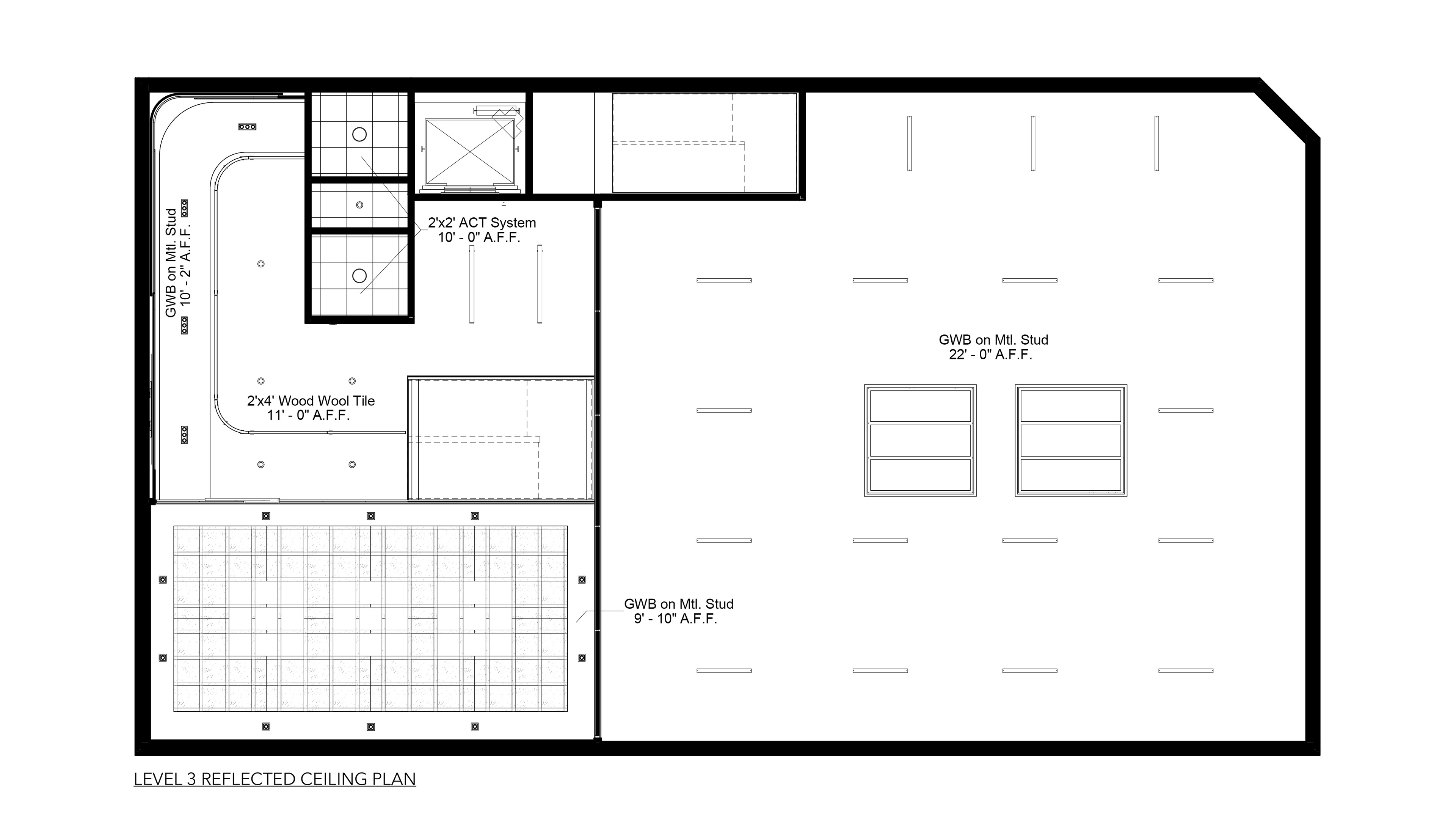Level 3 Reflected Ceiling Plan