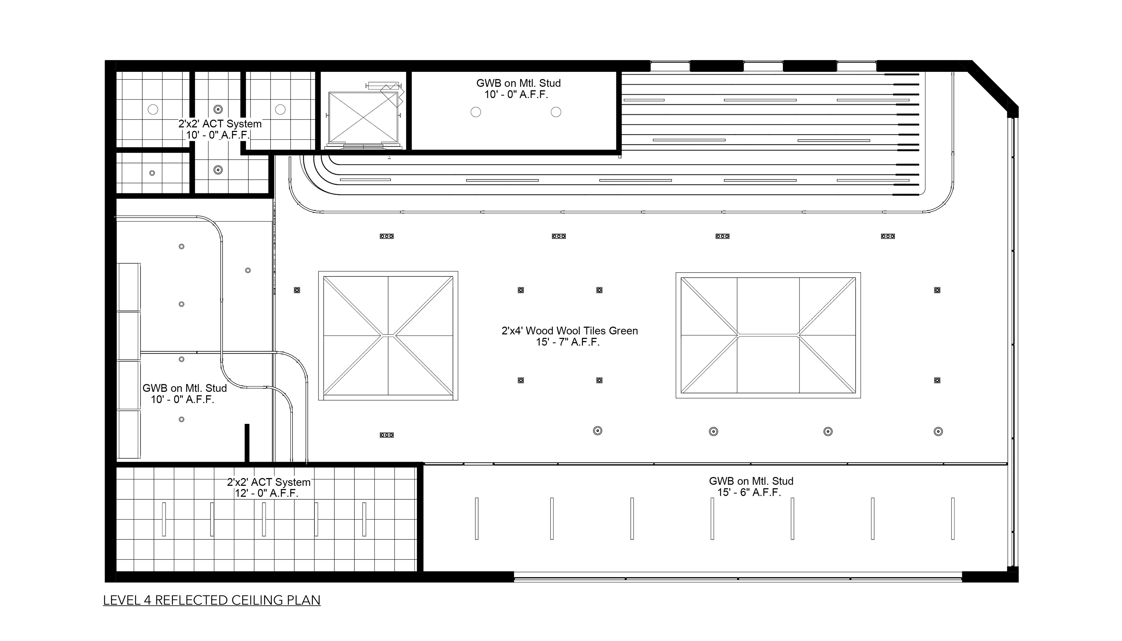 Level 4 Reflected Ceiling Plan