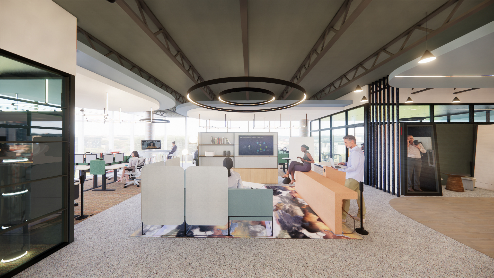 Production team collaboration space