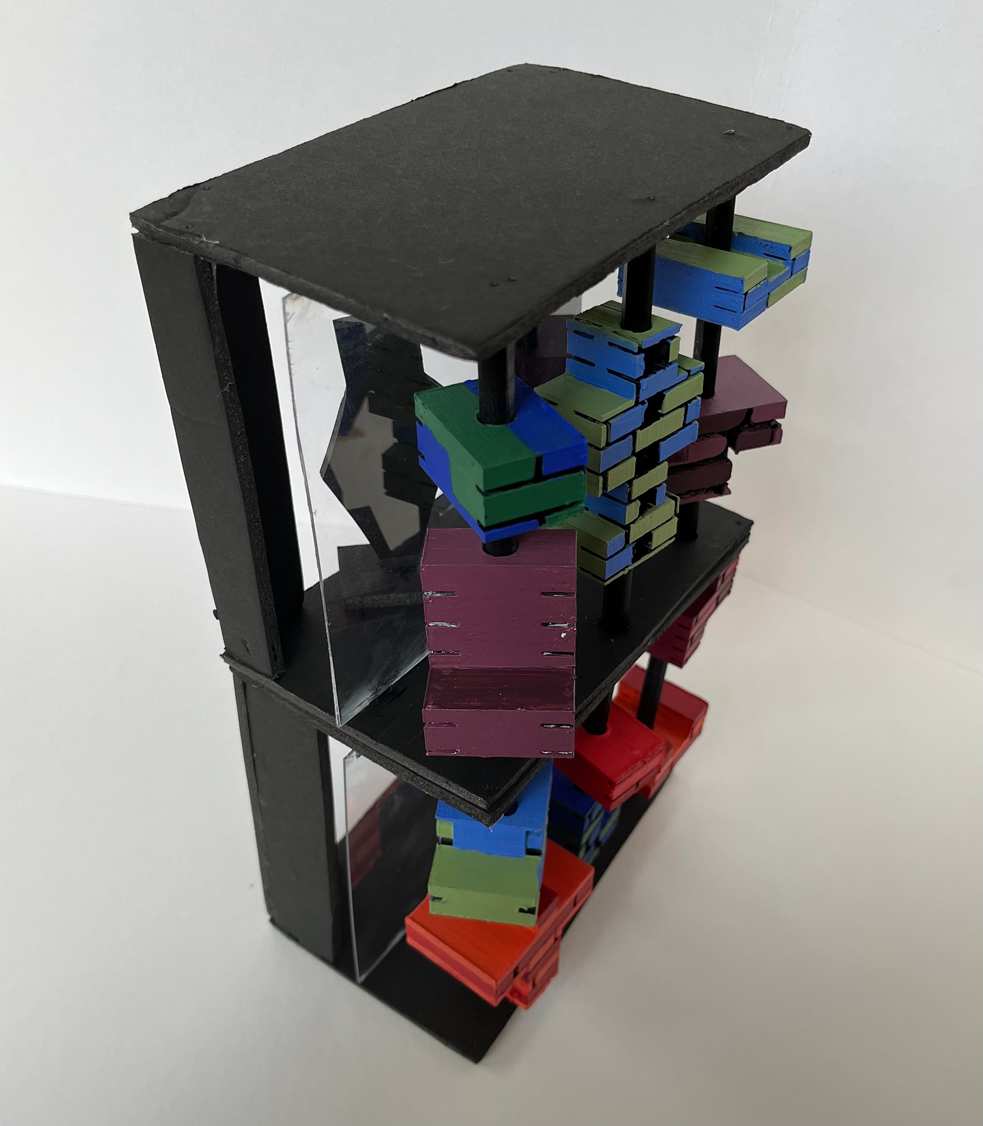 Fidget Façade Physical Model Perspective