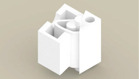 Toilet Render 1 (Isometric View)