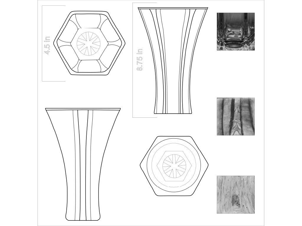 18x18 Board - Glass Vase (Project 1)