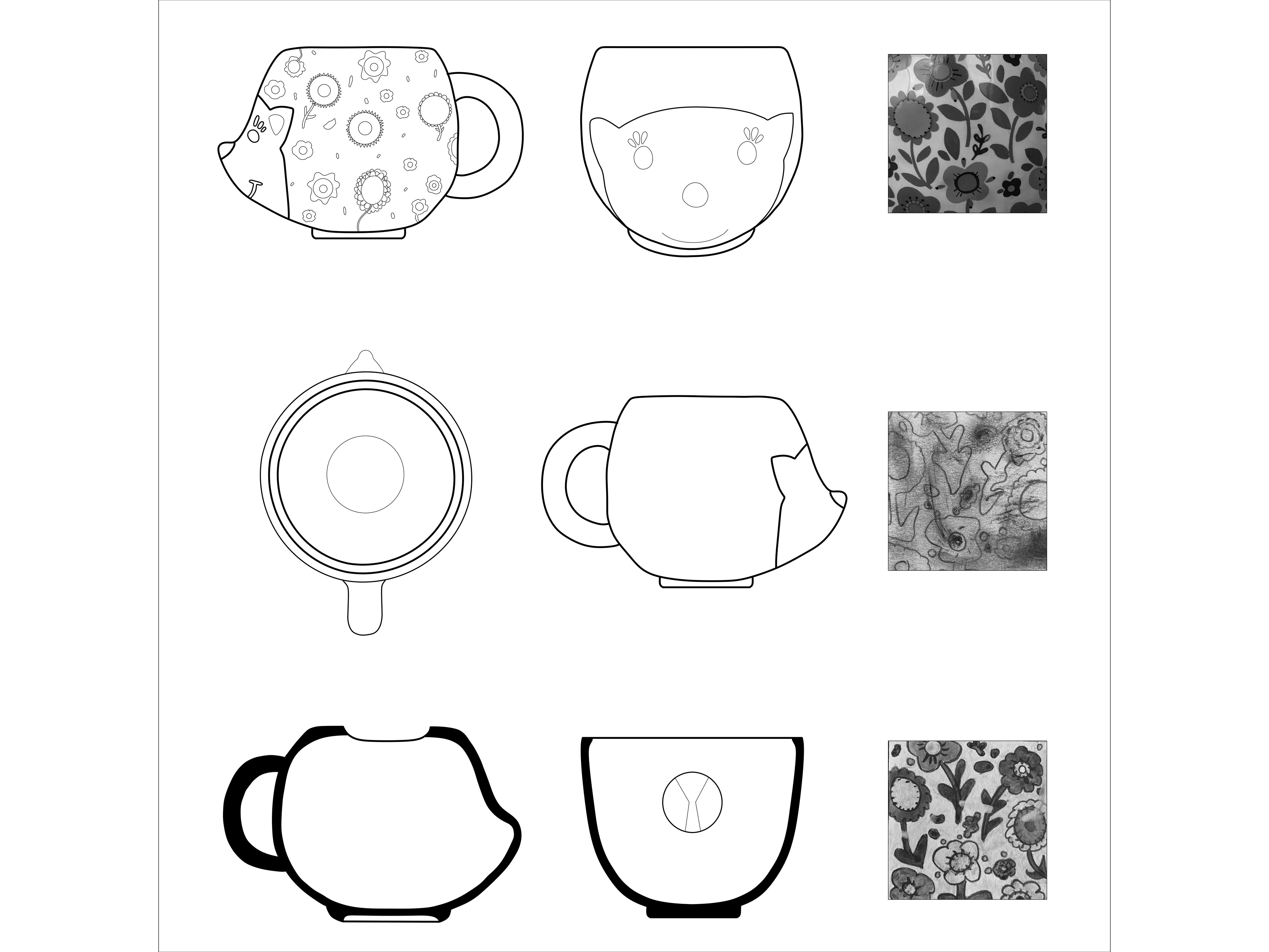 18x18 Board - Hedgehog Mug