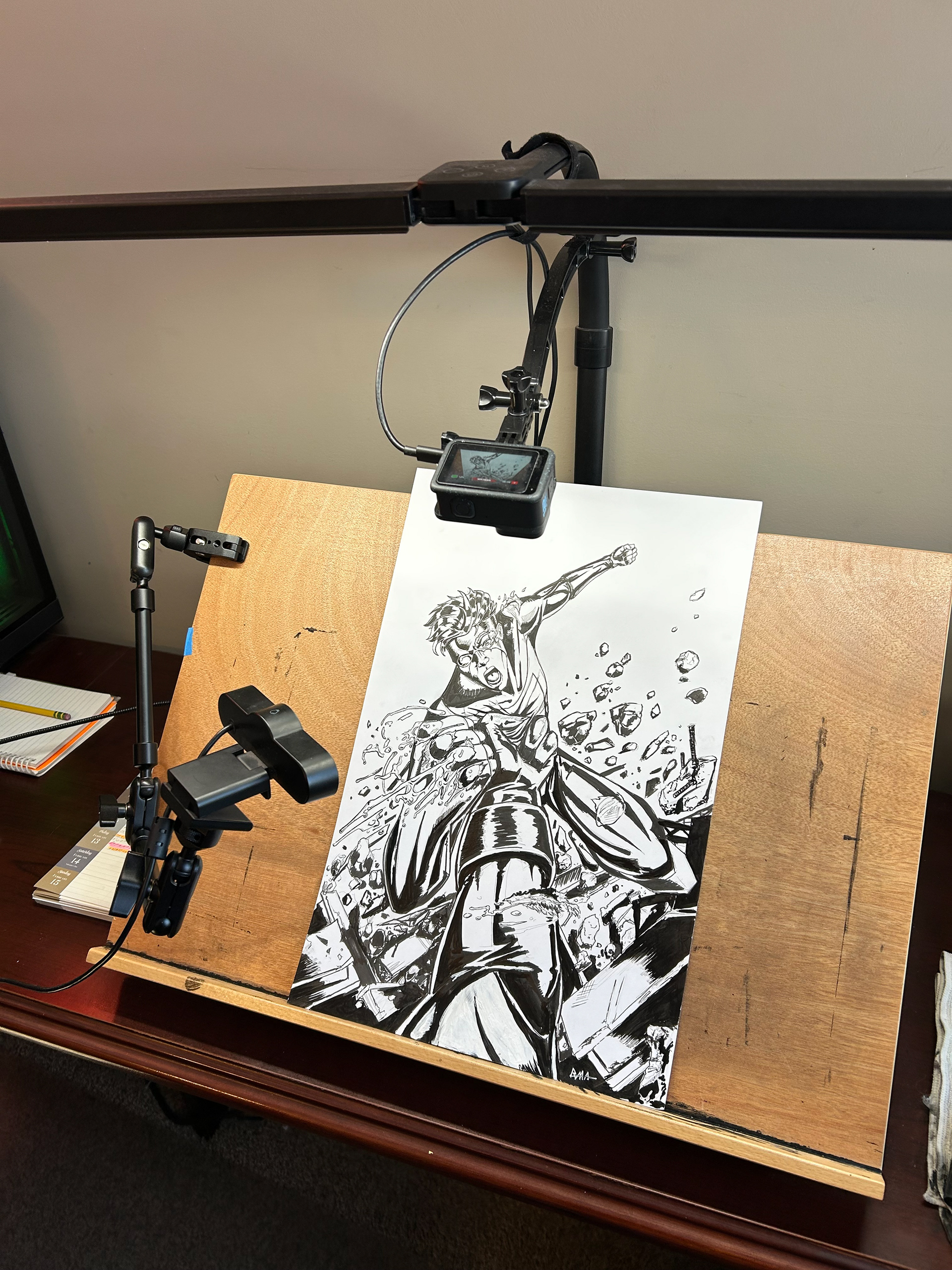 Inking and Filming