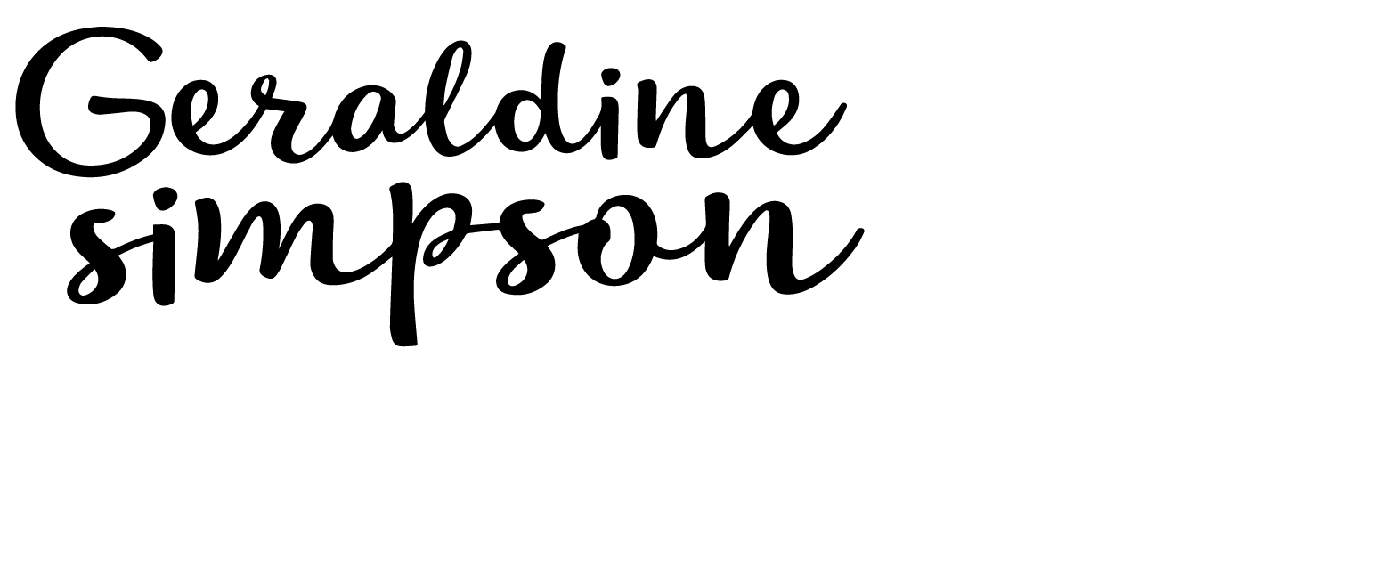 Geraldine Simpson