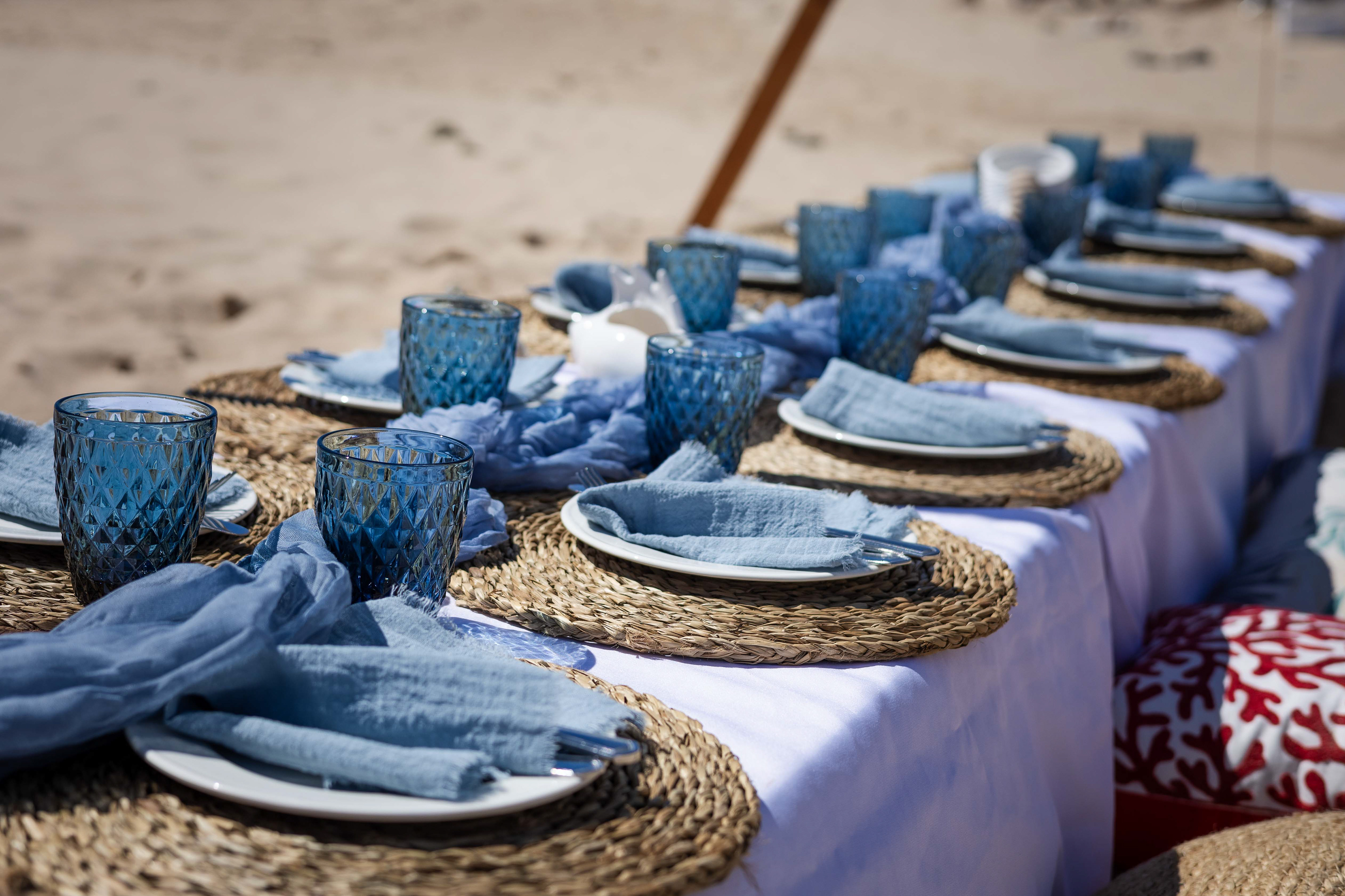 Sea vibes - full picnic setup for 1st birthday picnic in Rota