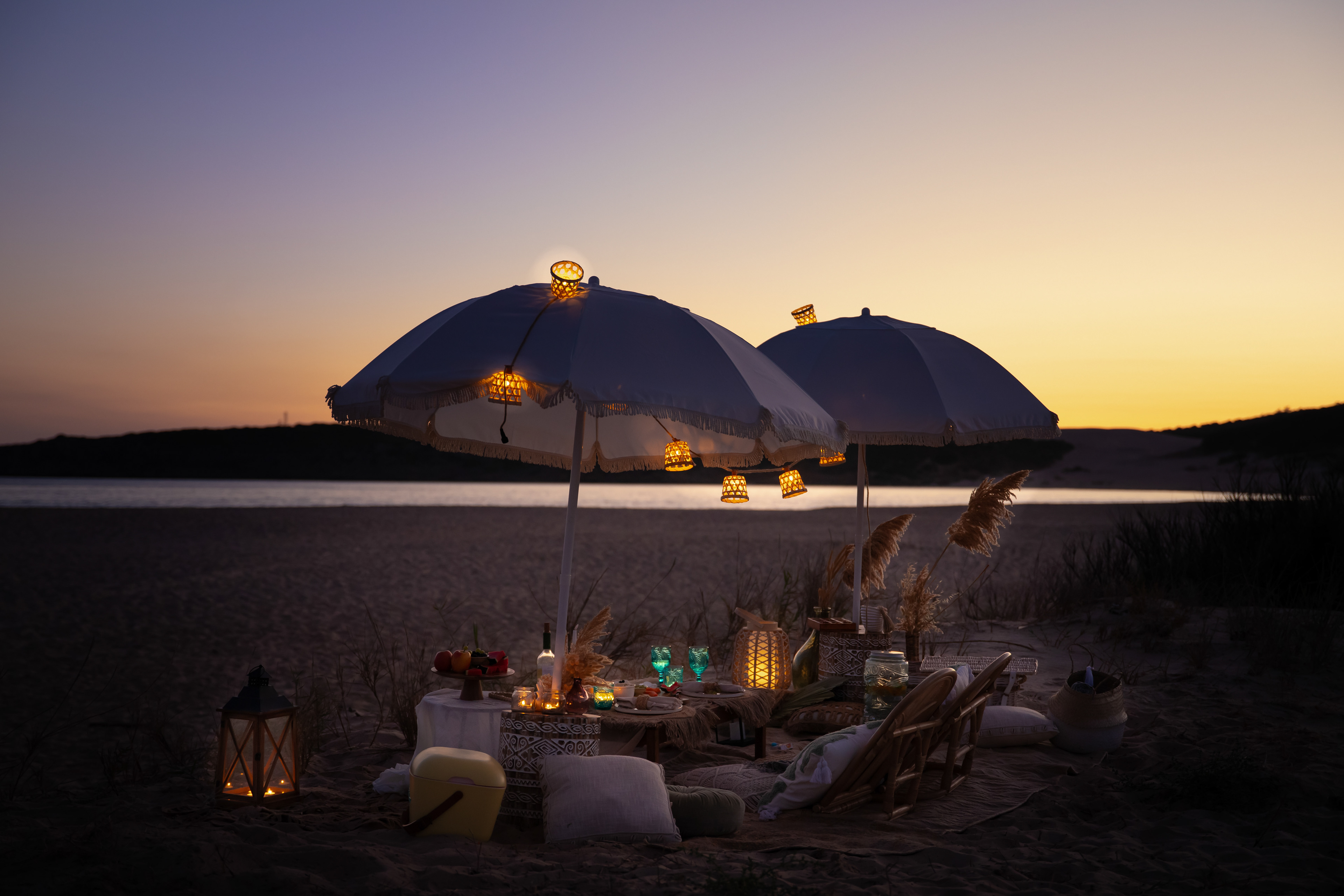 Sunset Picnic - Bolonia, Andalusia