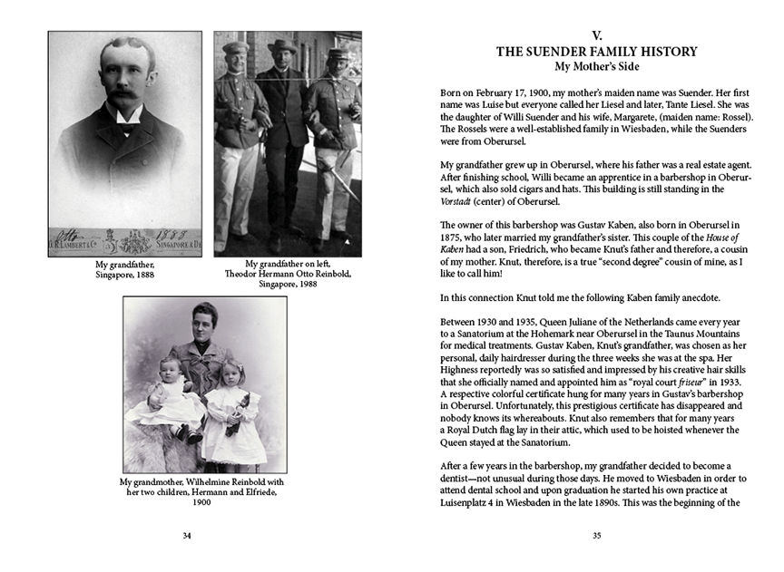 Memoir, Interior Spread