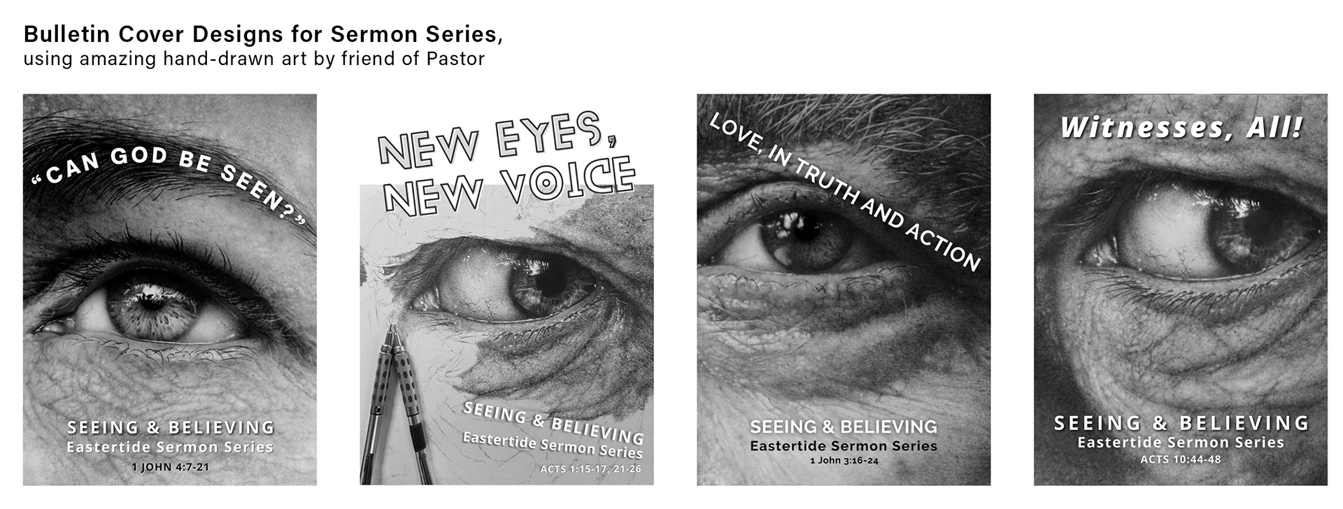 Worship Bulletin Covers for Thematic Sermon Series