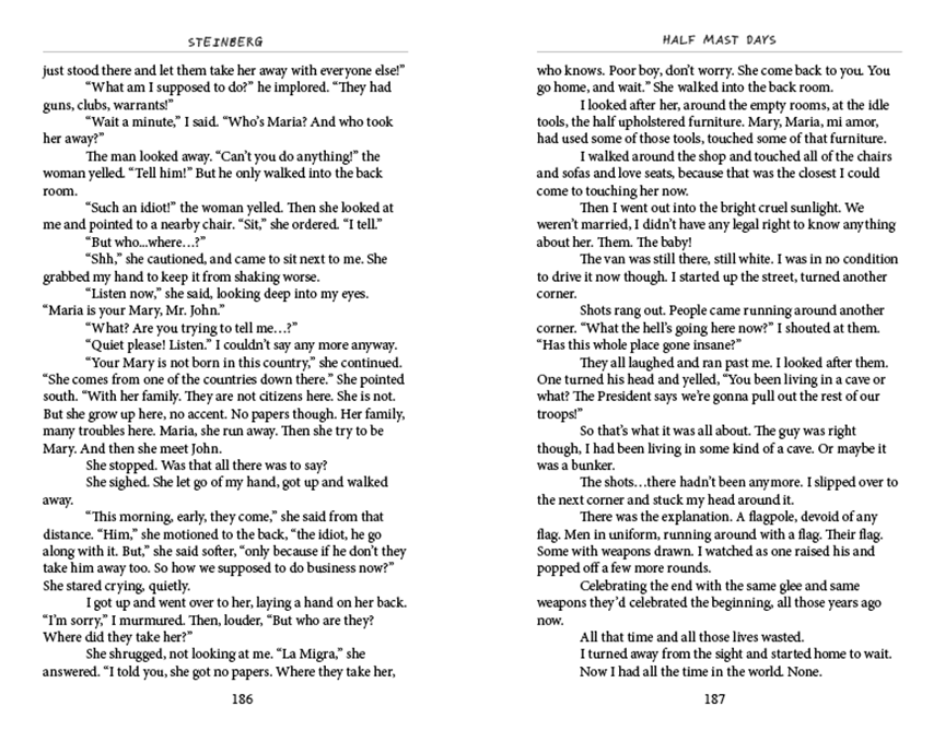 Novel, Interior Spread