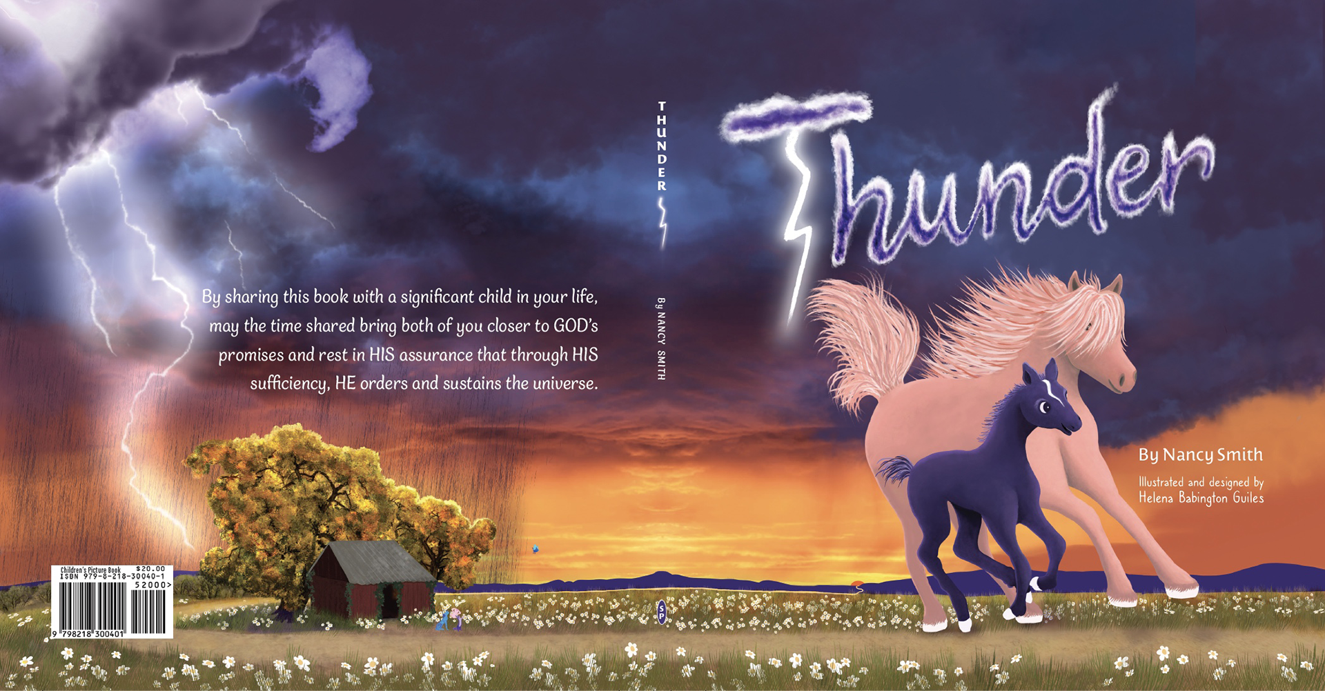 Children's Picture Book, Hardcover Wrap, Illustrated and Designed in Fresco, Photoshop and Indesign