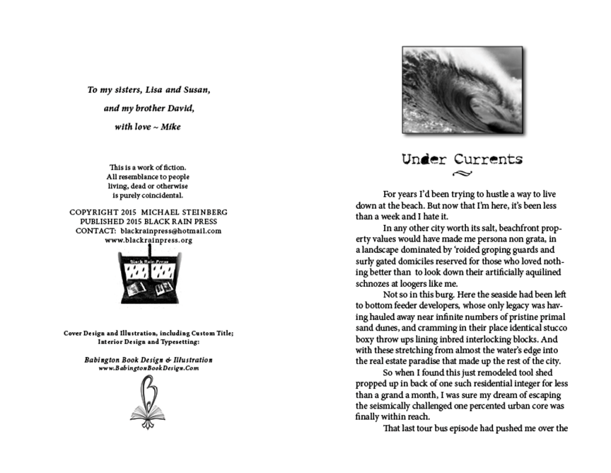 Novel, Copyright & Intro Spread