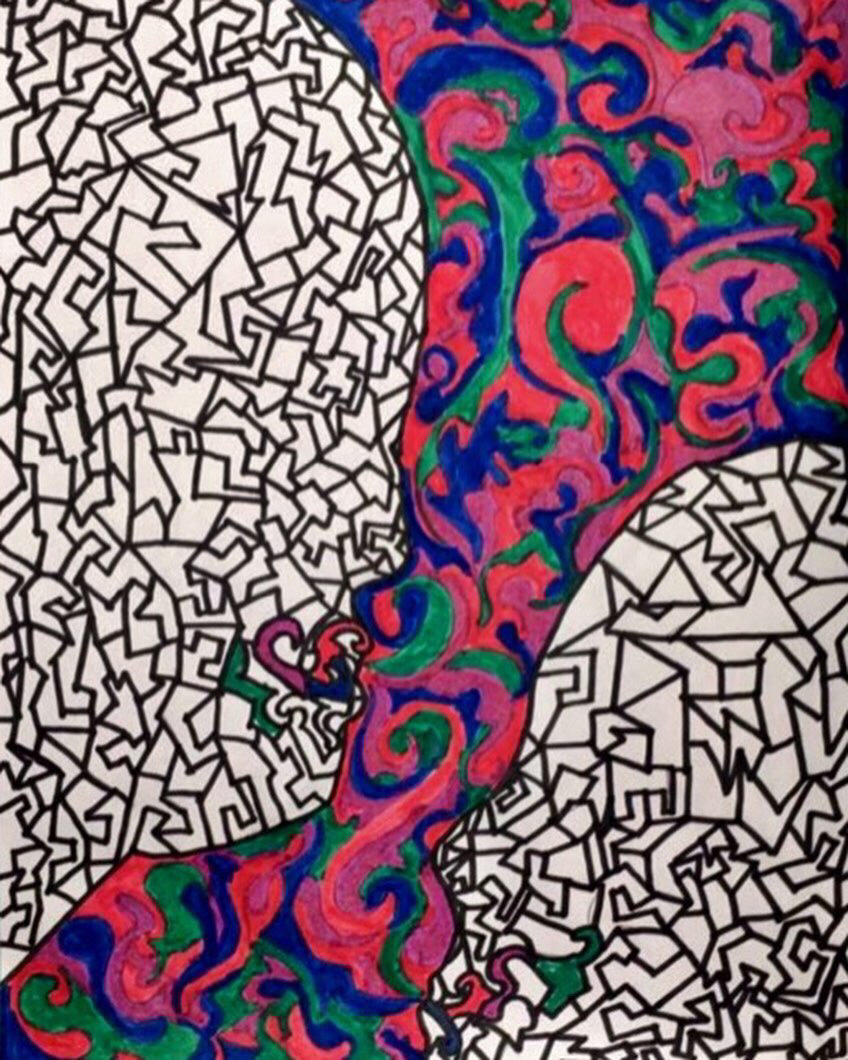 Logic & Everything In-between / marker on paper