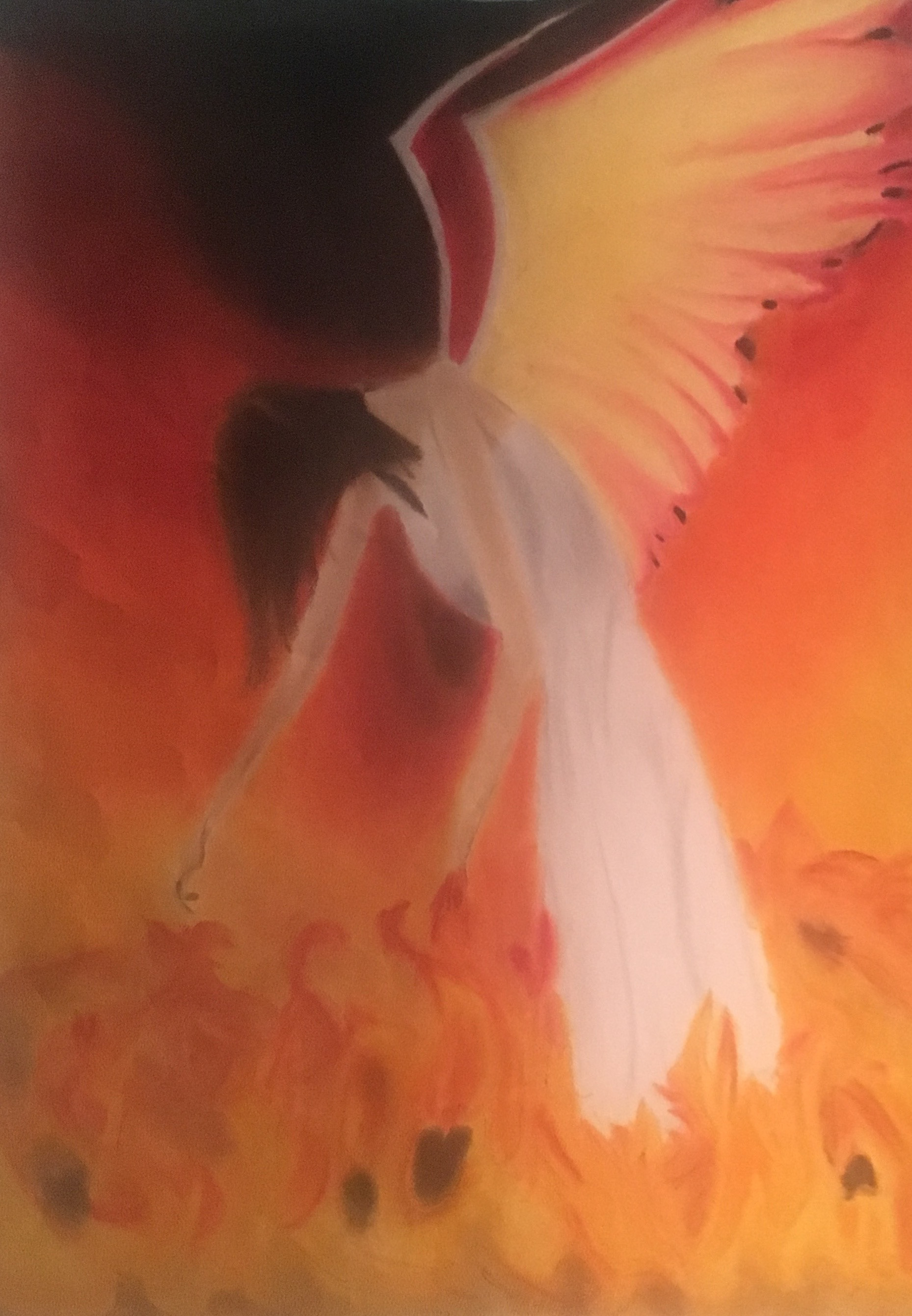Phoenix / 2014 / pastel on paper