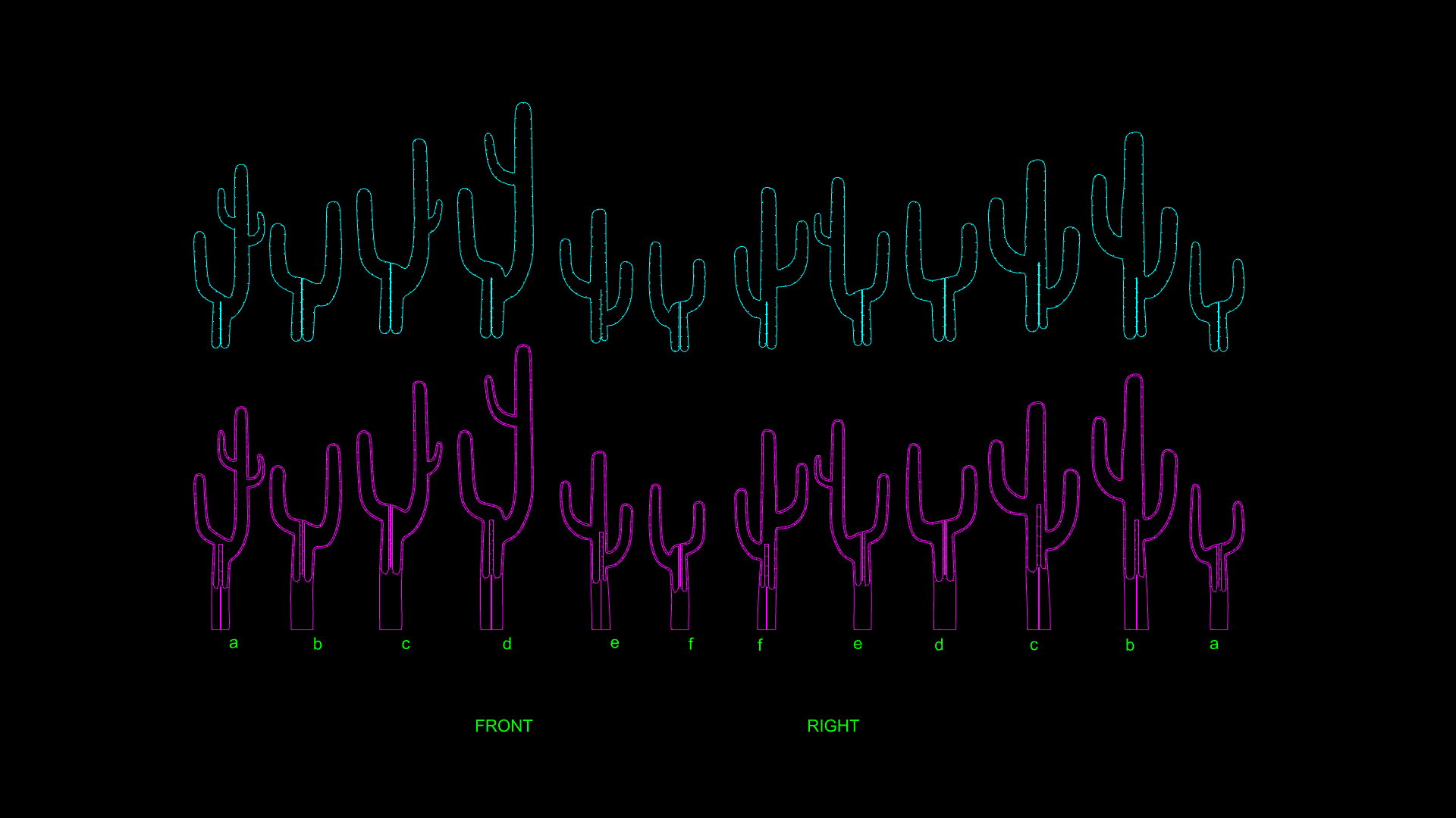saguaro cactus cut files