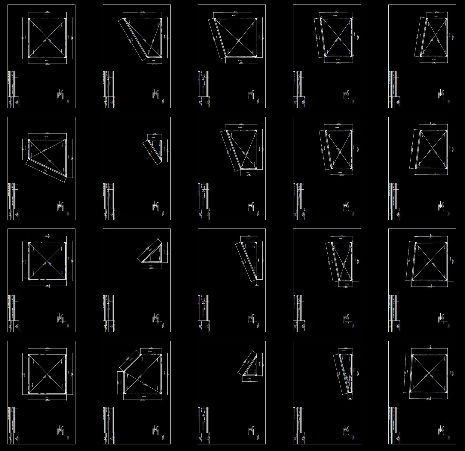 glass frame drawings