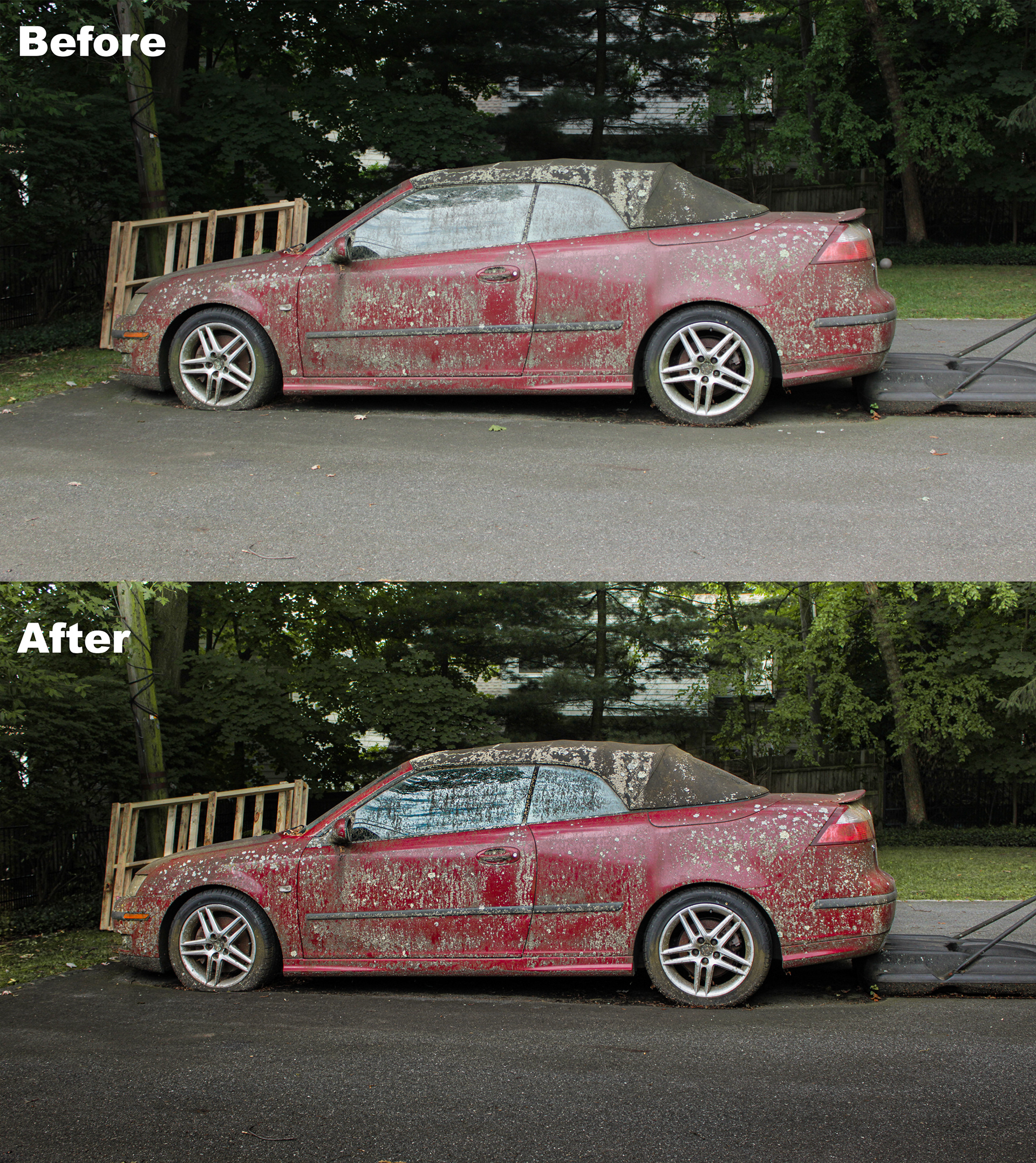 Raw vs Edited Subject Photo