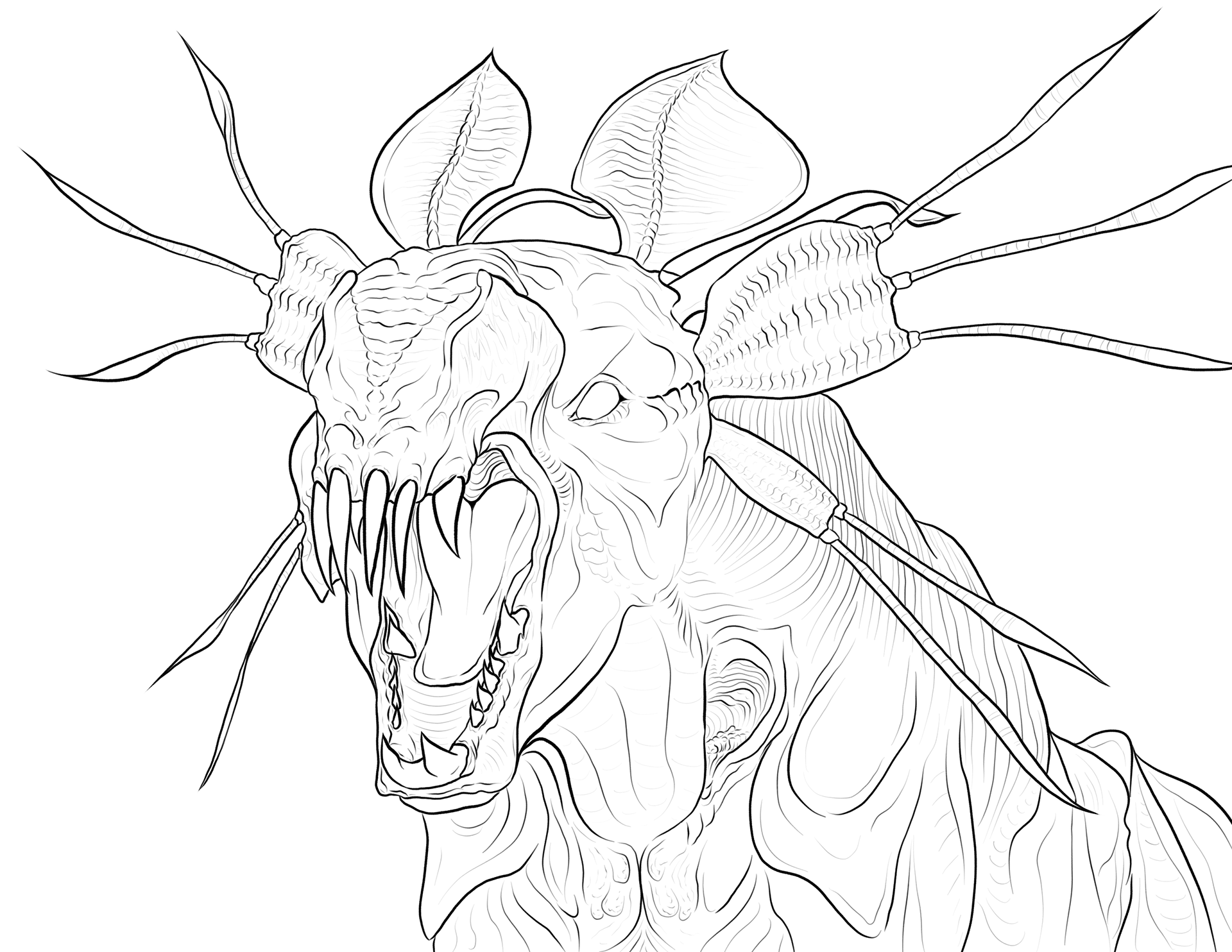 Thanator from Avatar Coloring Page
