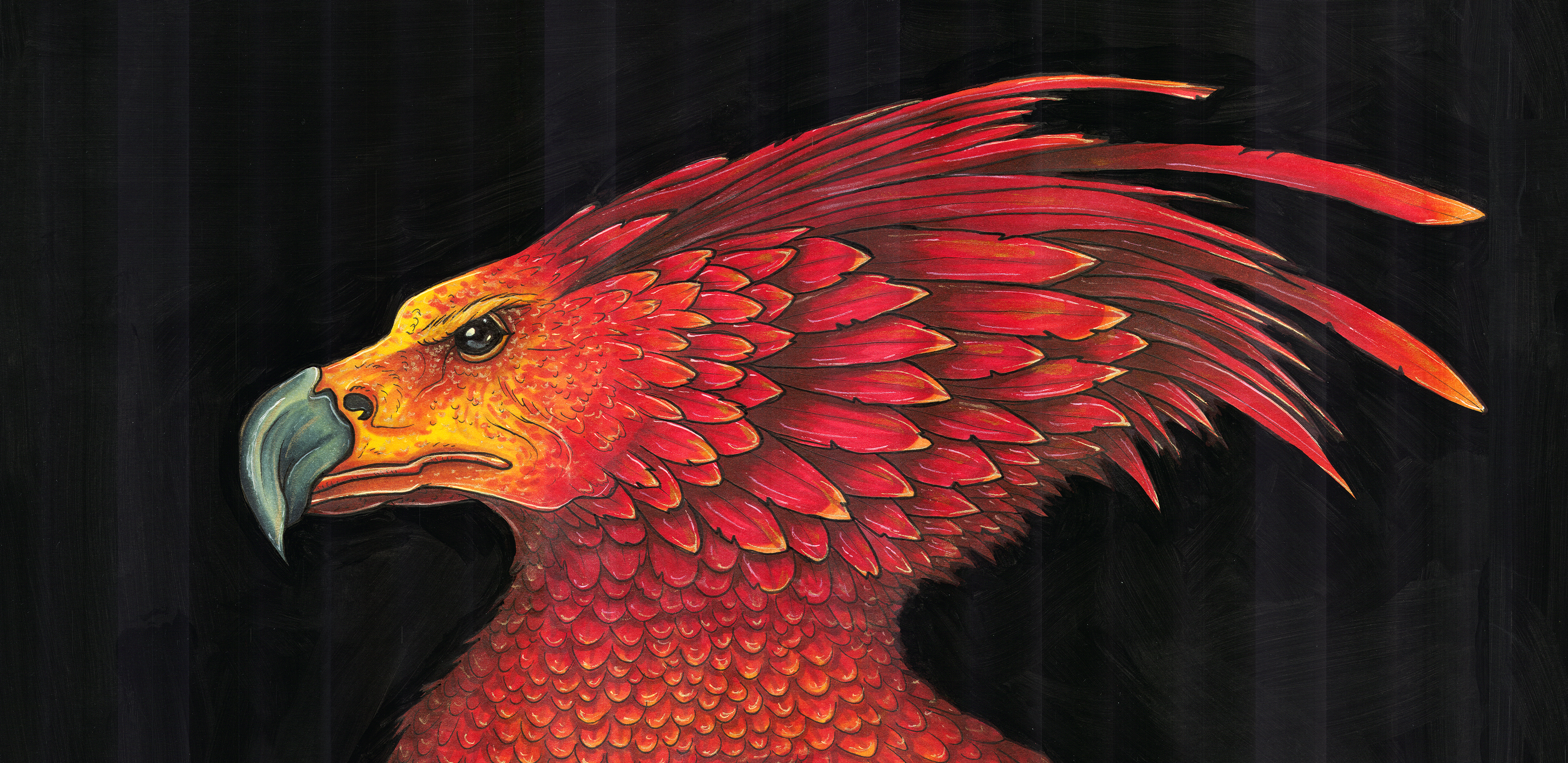 Fawkes Pheonix Head