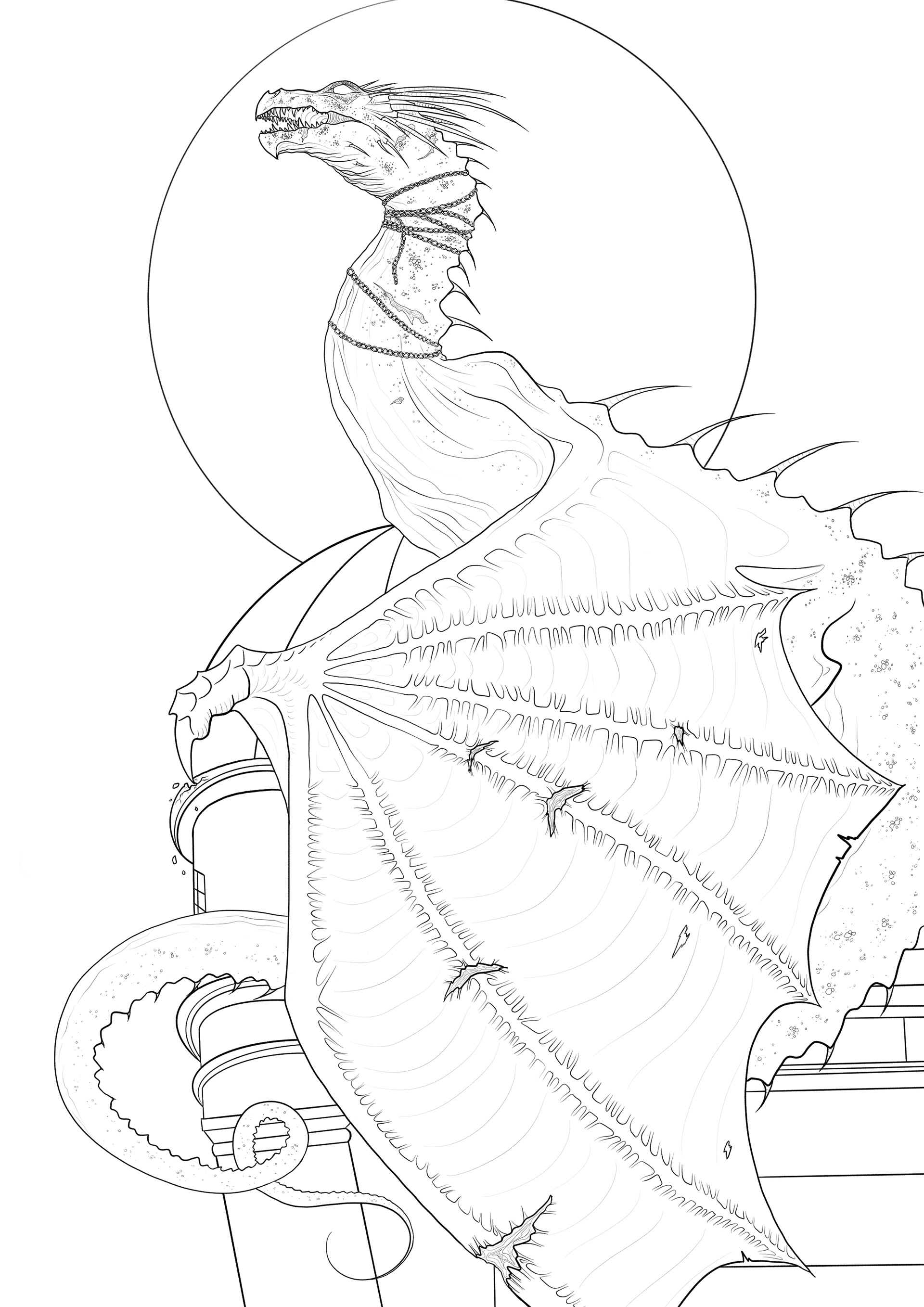 Ukranian Ironbelly Coloring Page