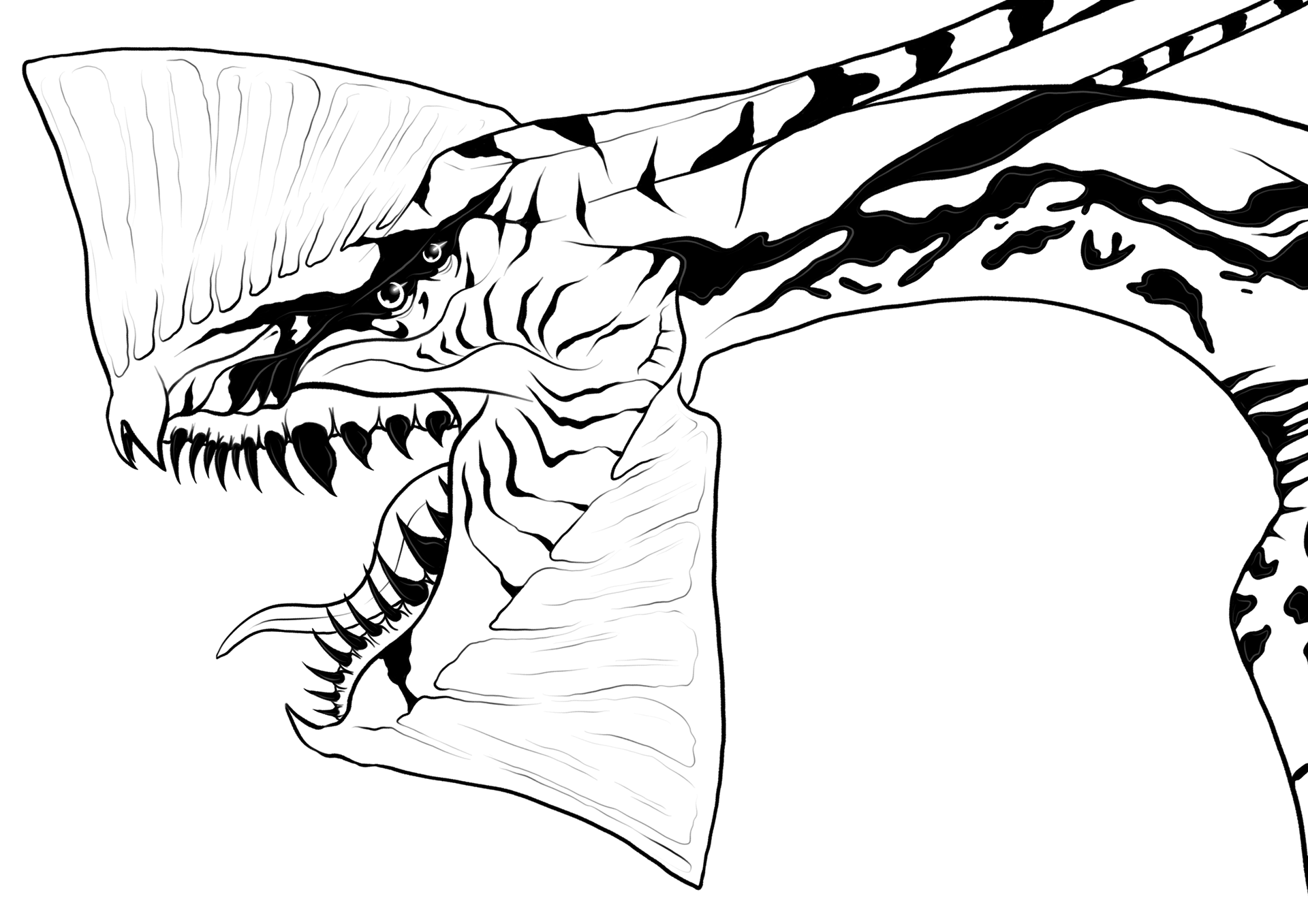 Toruk from Avatar Coloring Page