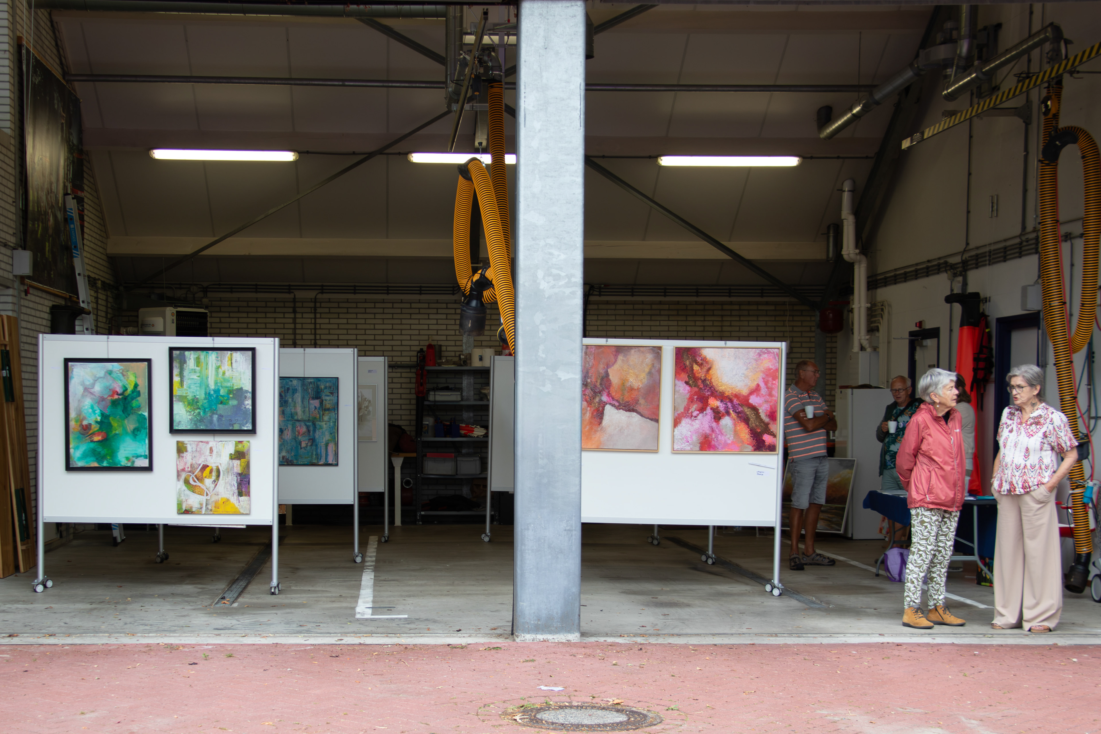 Angelien Geerlings Intuïtieve abstrctie schilderen