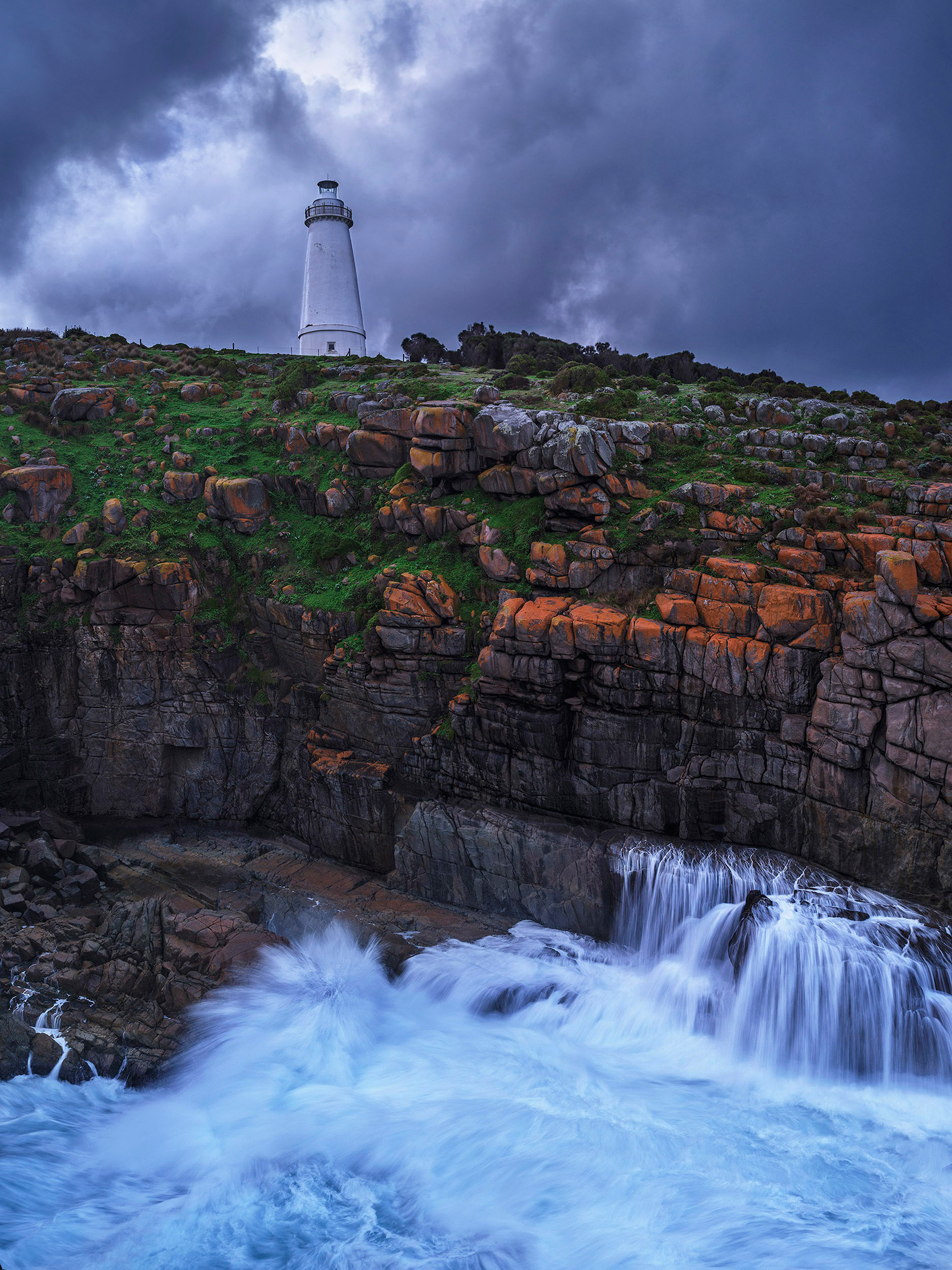 Cape Willoughby Lighthouse weathering countless winter storms