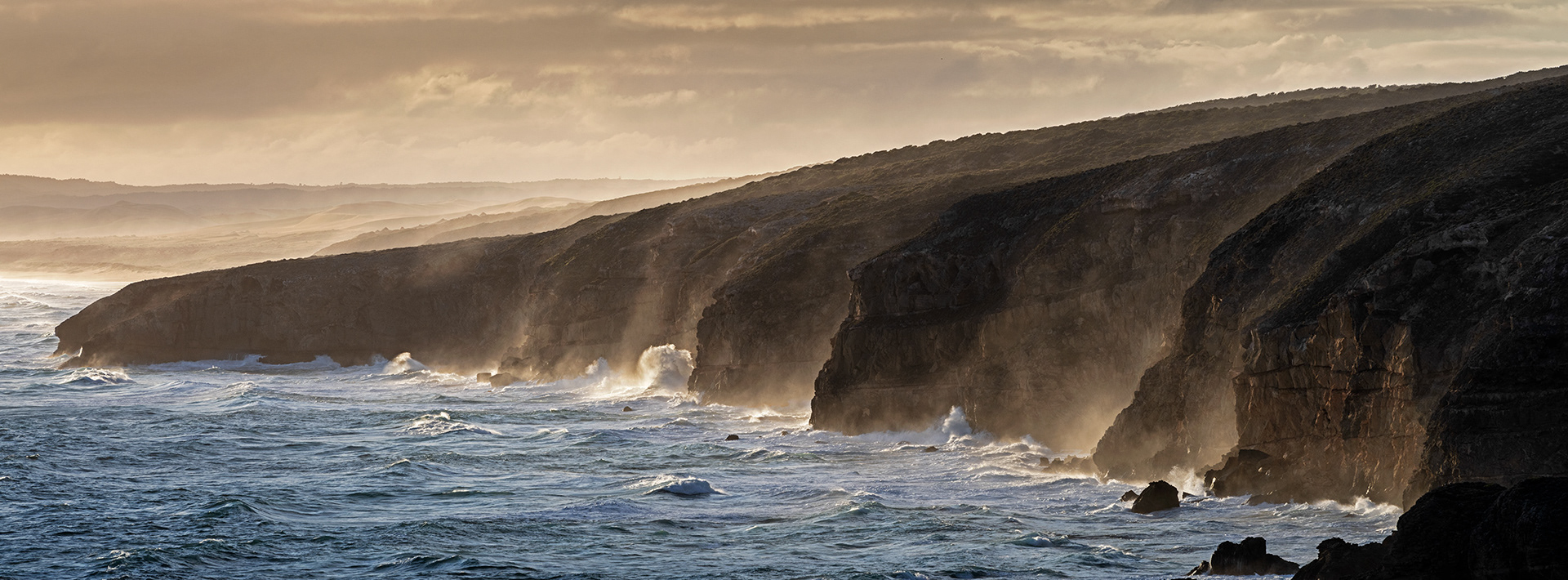 Wild winter weather smashes the remote coast