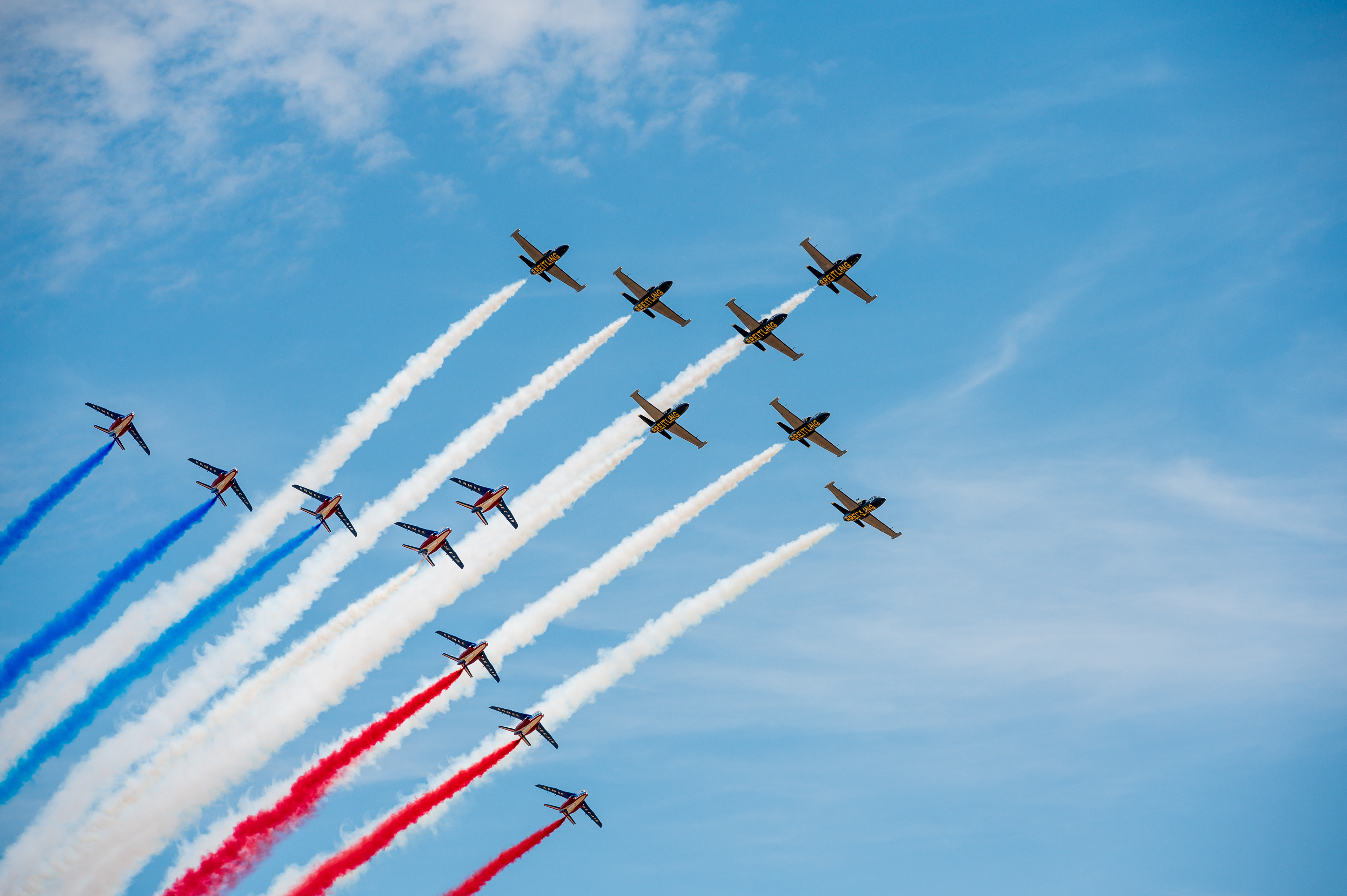 French Air Force and Breitling Team