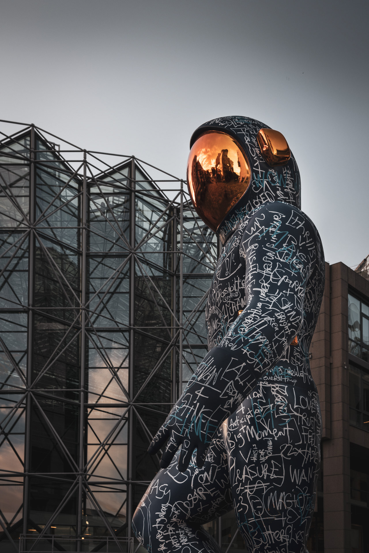 NORWAY | OSLO SCULPTURE OF THE SPACEMAN