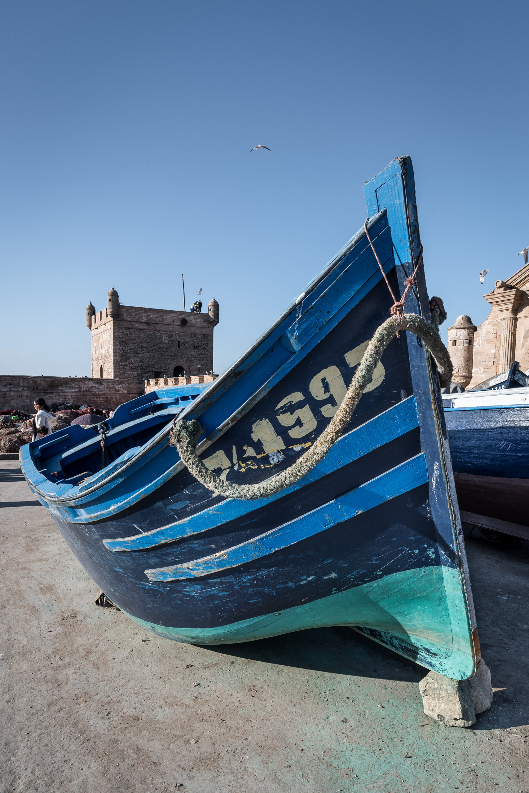 ESSAOUIRA | ICONIC BLUE BOAT