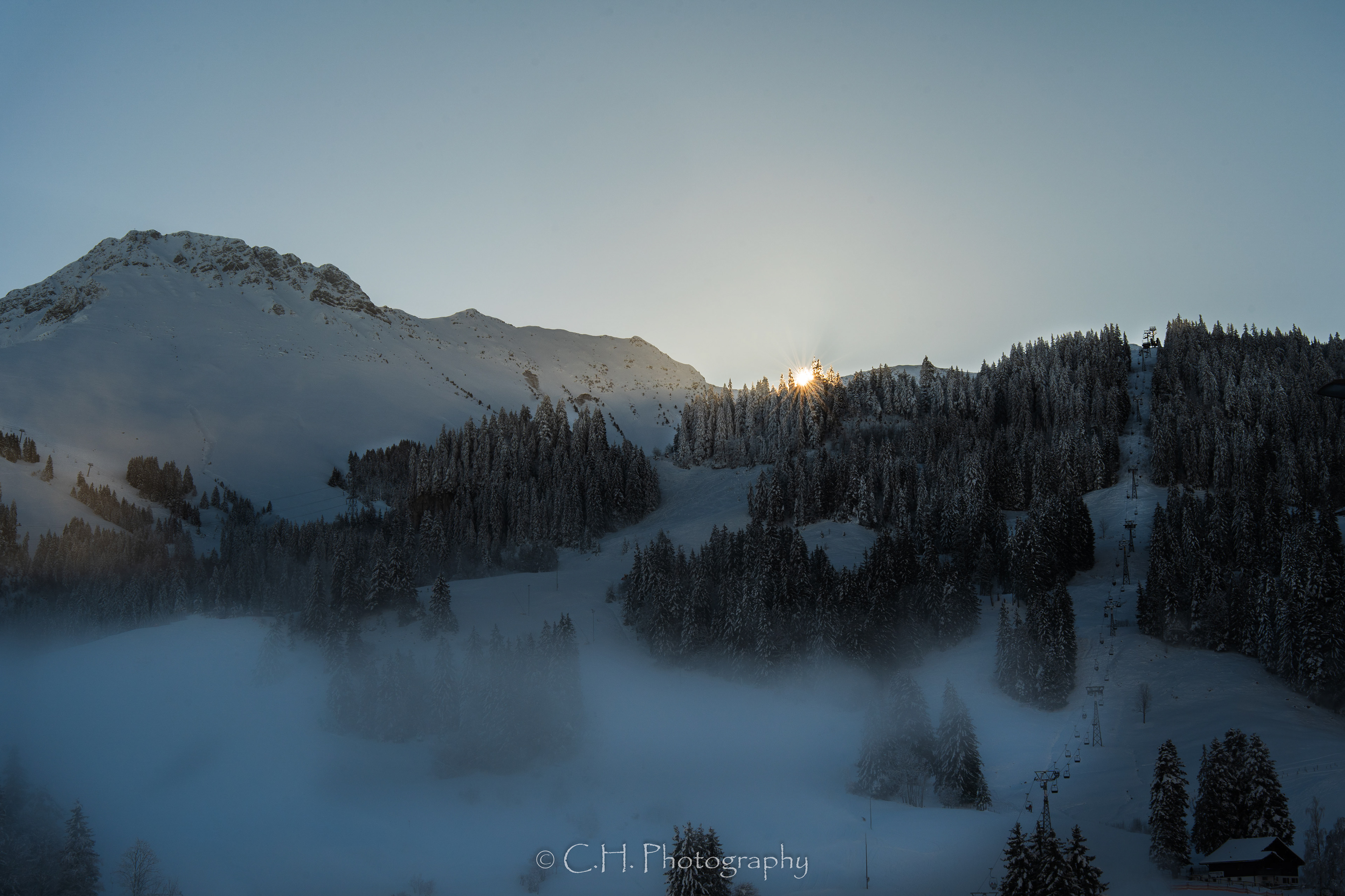 Schwarzsee Sonnenaufgang