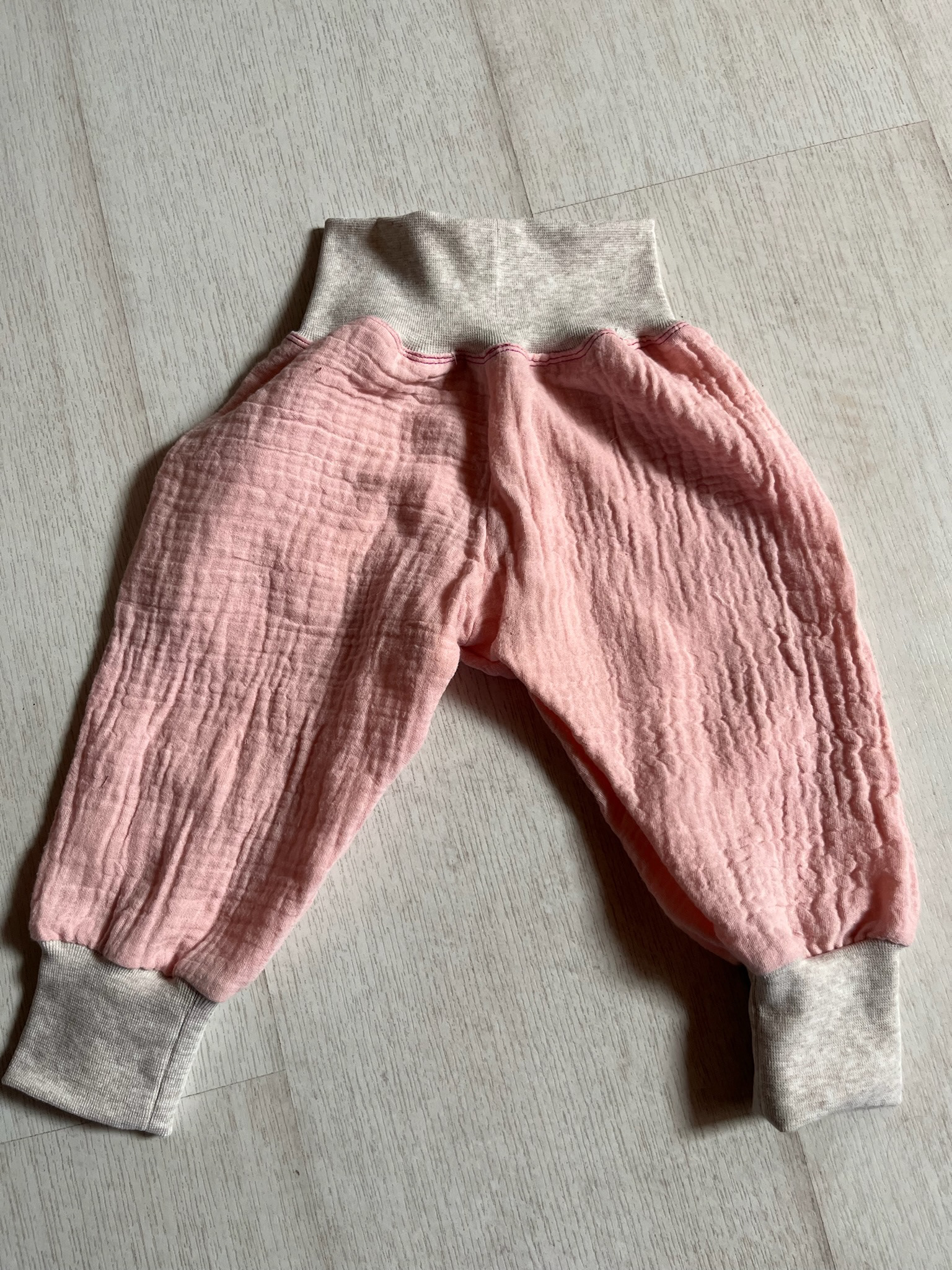 Pumphose - pink Musselin