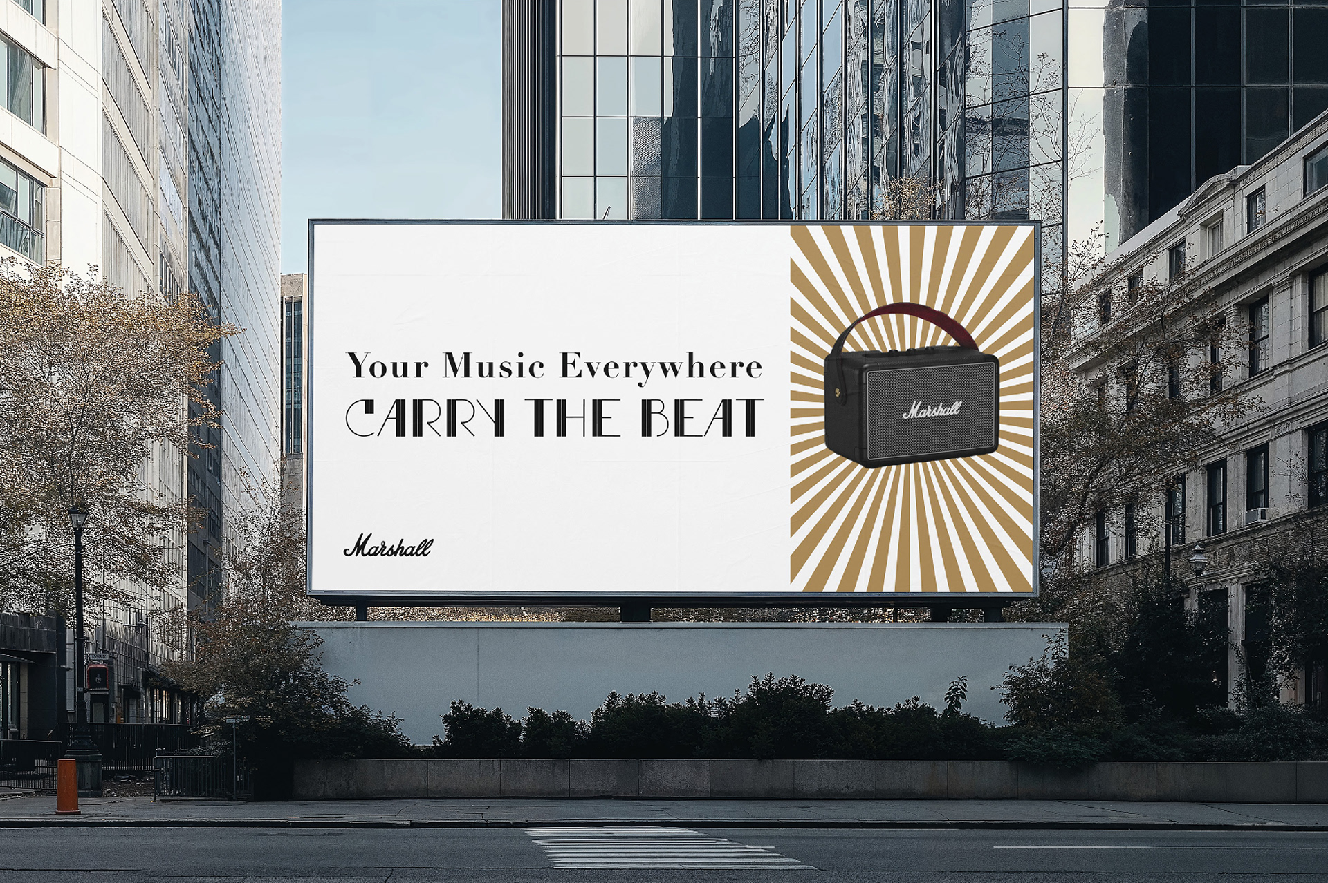 Piano Keys, Display Typeface, Billboard Mock up