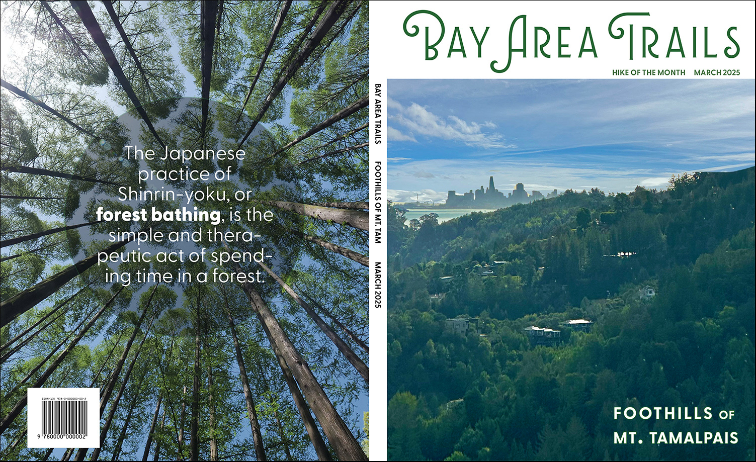 Bay Area Trails Magazine Front and Back Cover