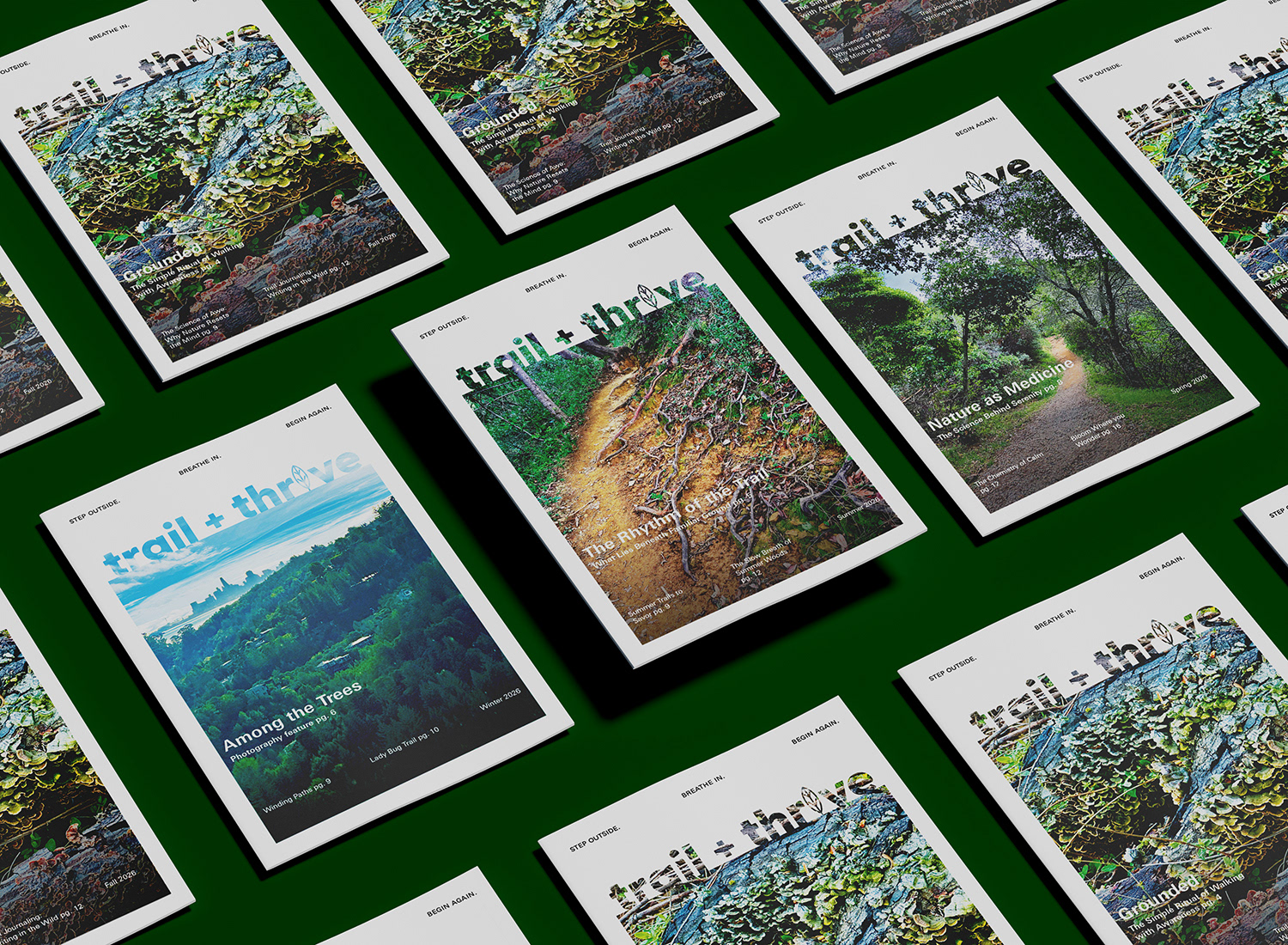 Trail + Thrive Magazine system