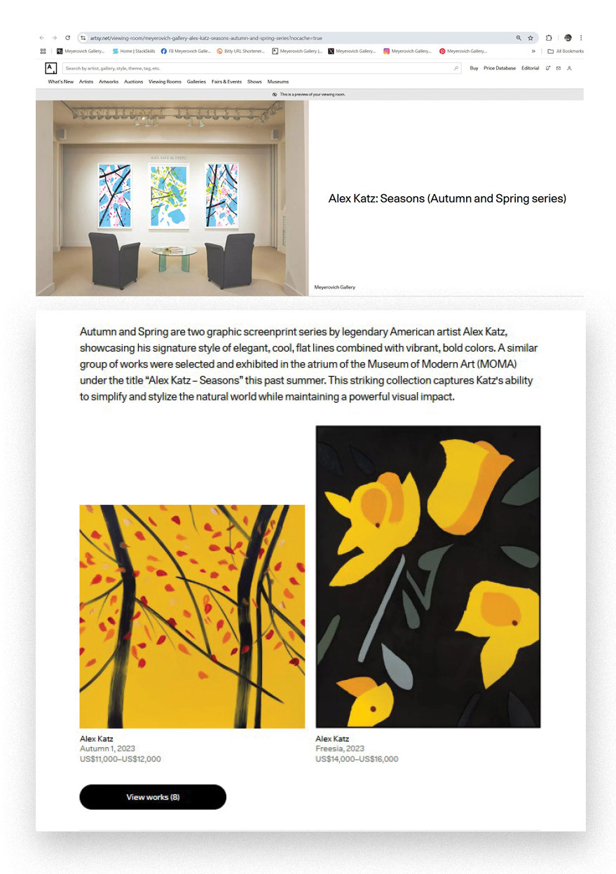 Viewing room (online exhibition)