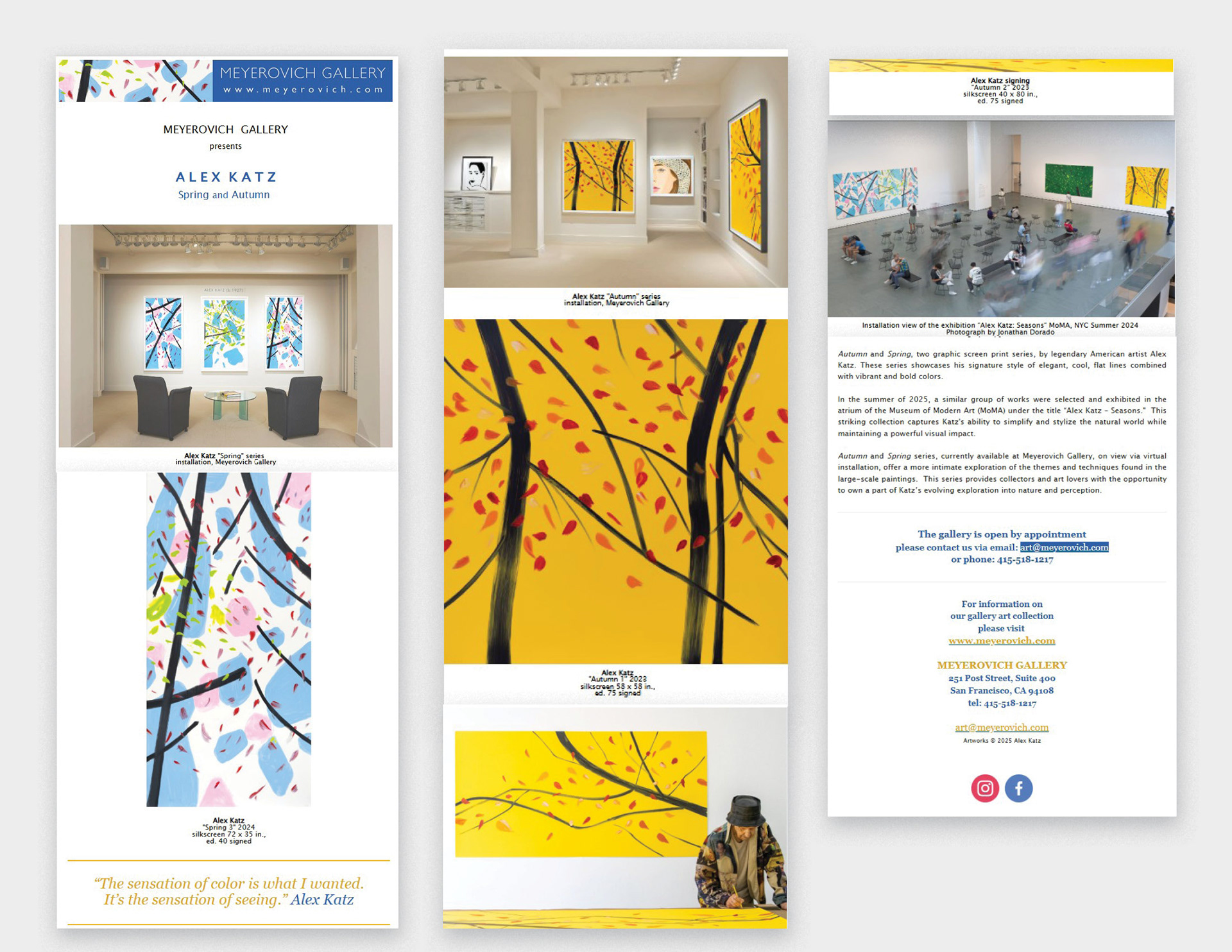 Spring and Autumn Exhibition eblast