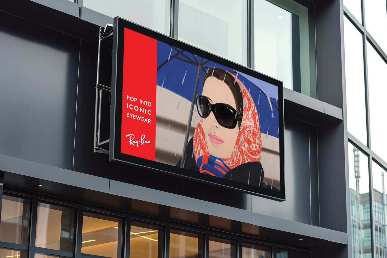Ray Ban and Alex Katz Billboard Ad Campaign