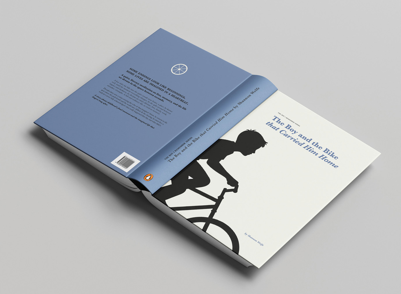 The Boy and the Bike that Carried Him Home, Front, Spine and Back Cover