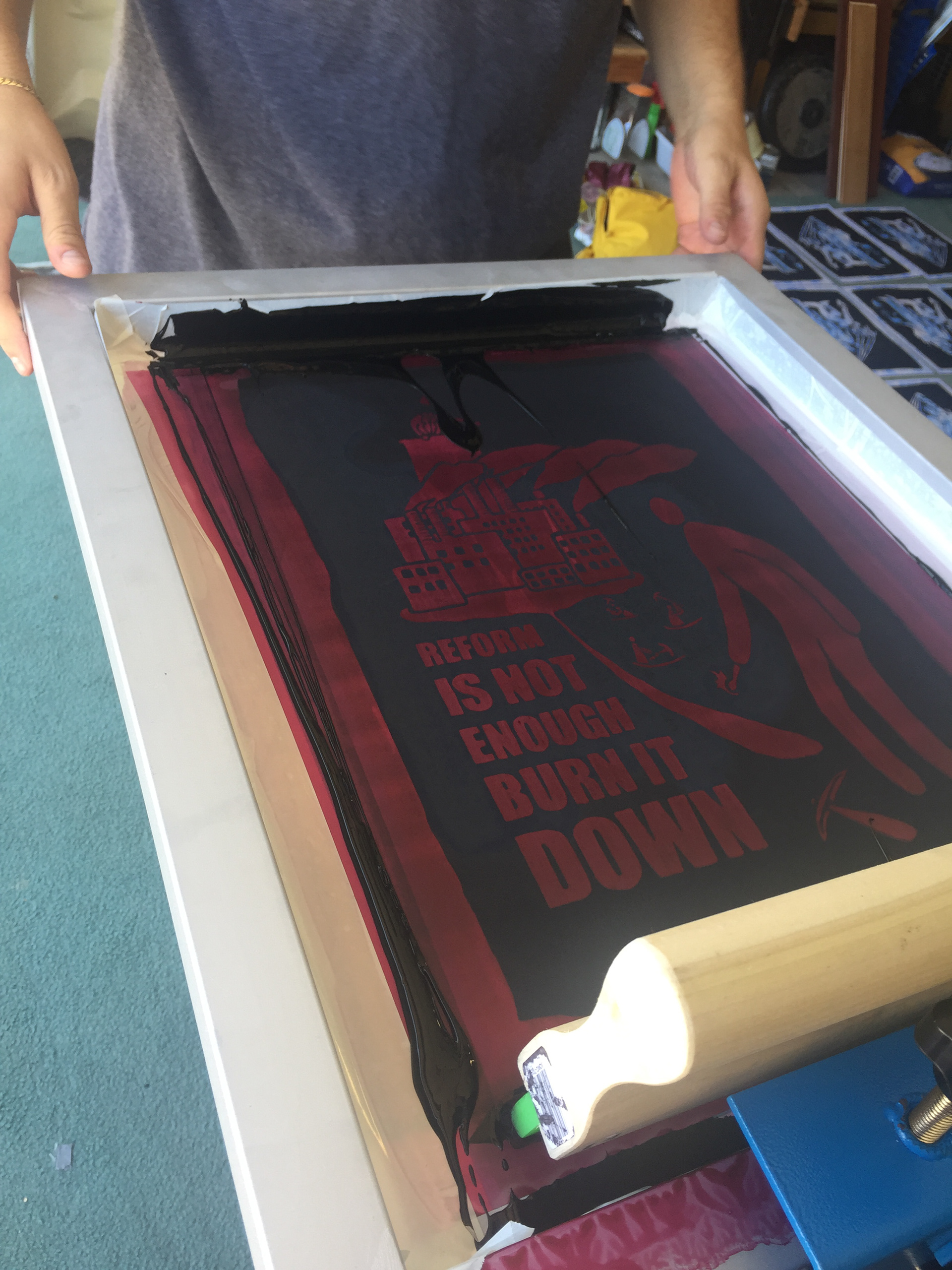 Screen stencil