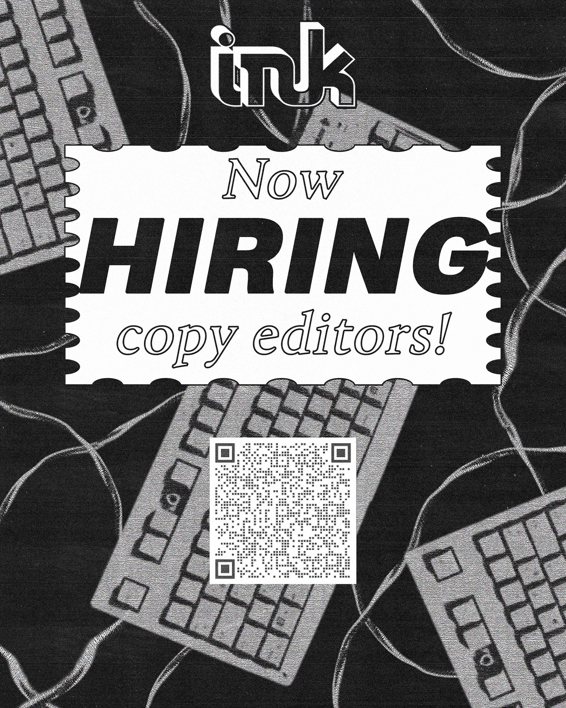 Hiring Ad for Ink Magazine, 2023