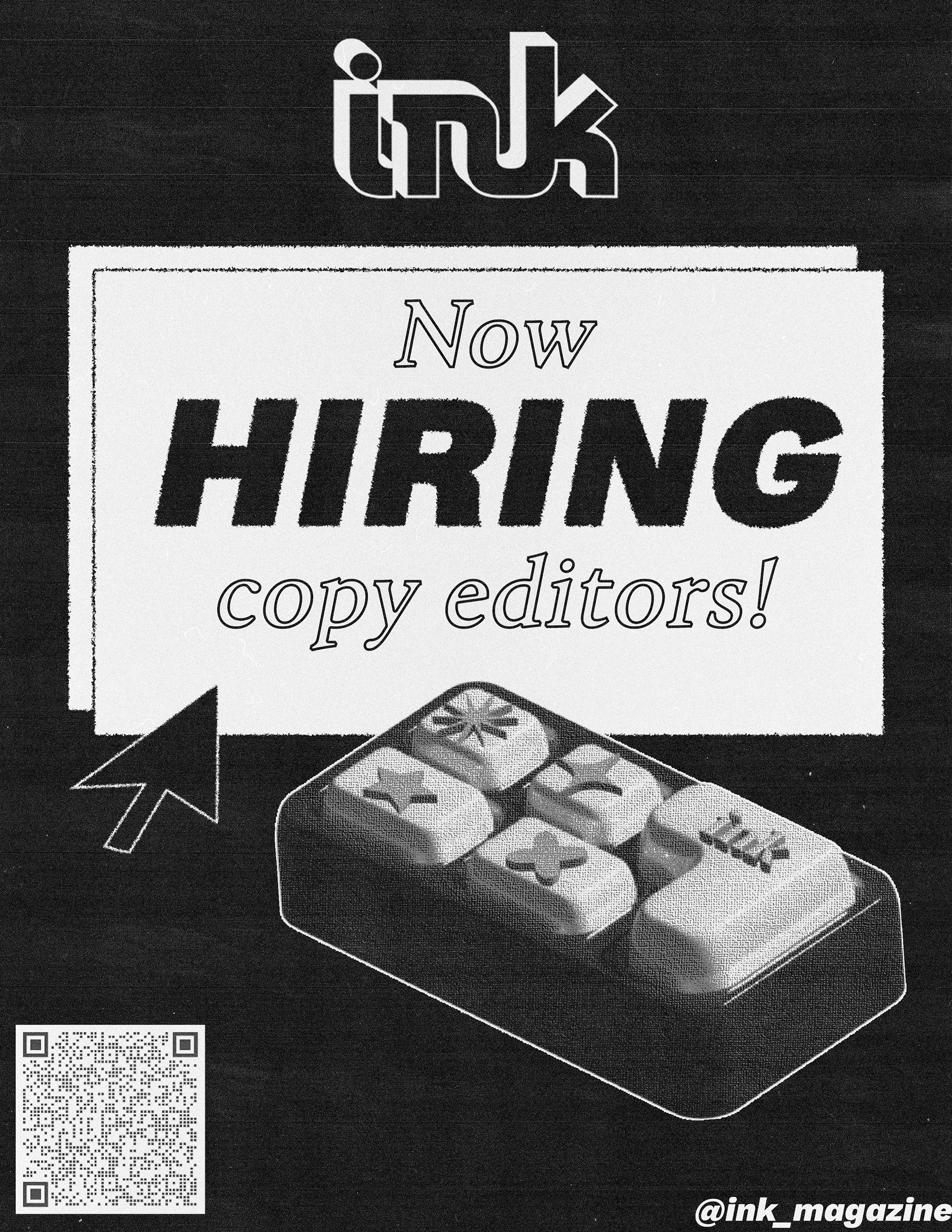Hiring Ad for Ink Magazine, 2023