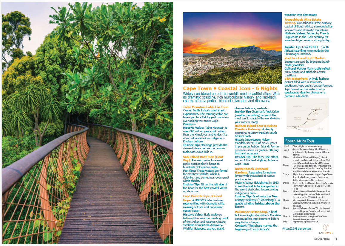Tour Brochure