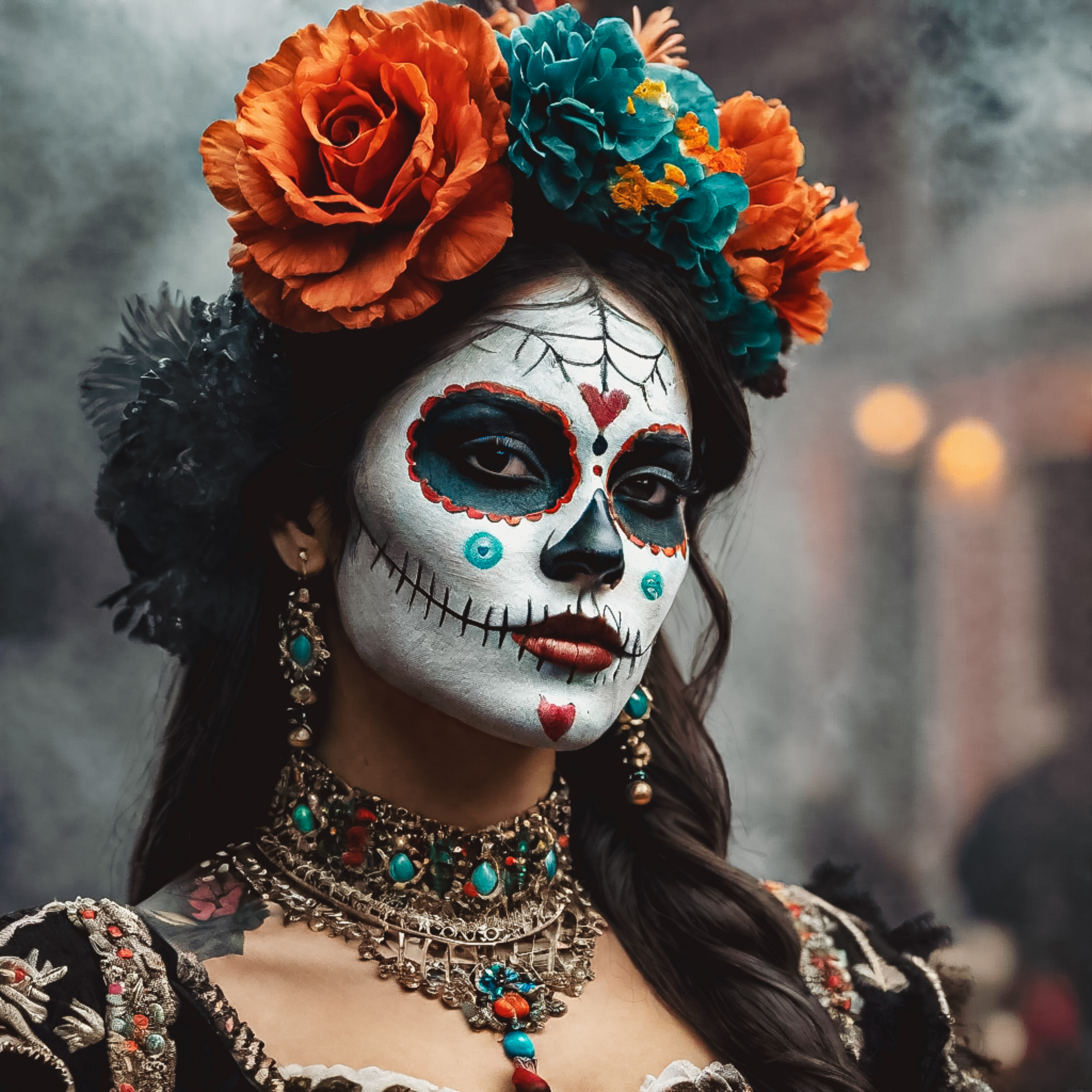 Women and Men for Día de los Muertos | © Artwork by Cetti Lipari