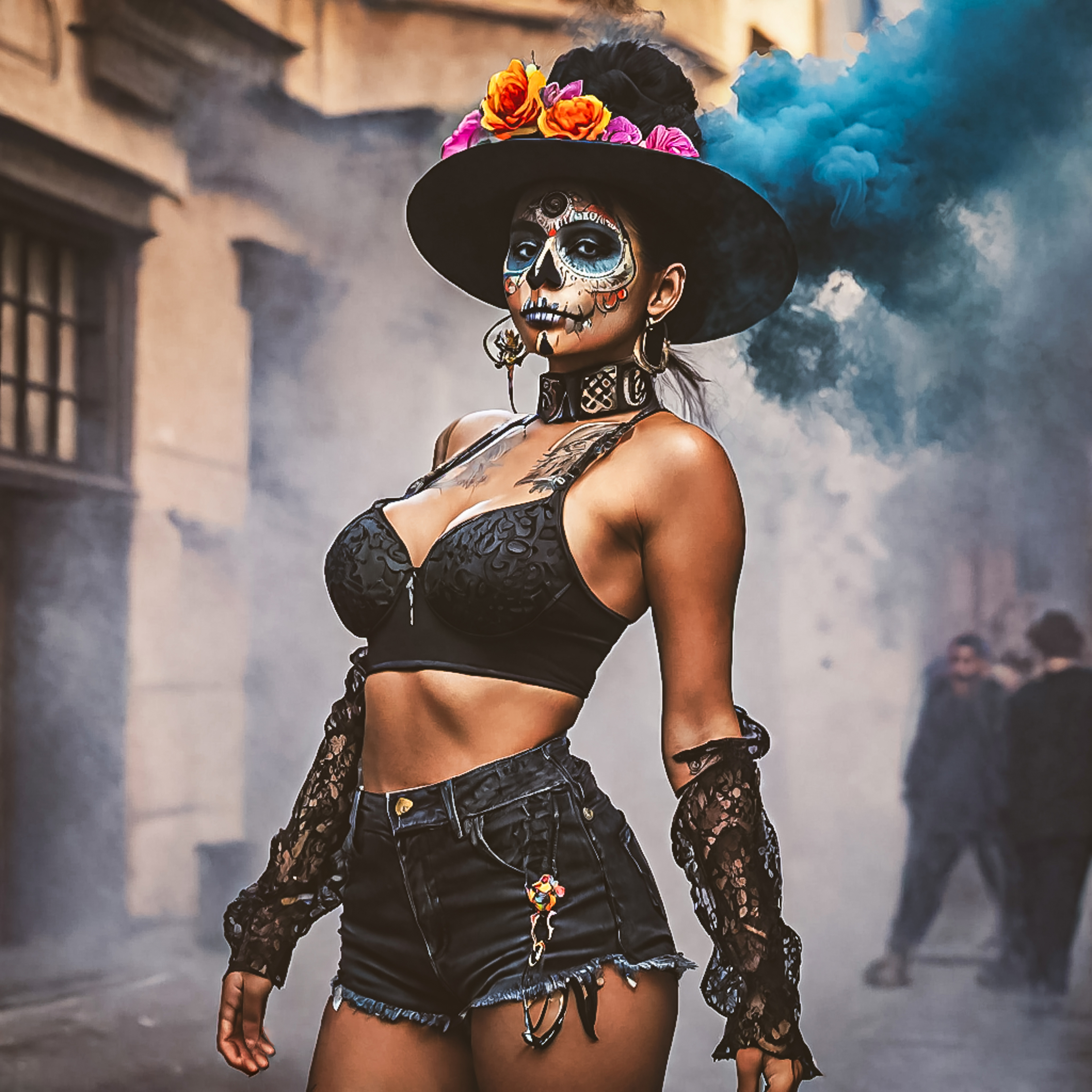Hip Hop and Día de los Muertos | © Artwork by Cetti Lipari