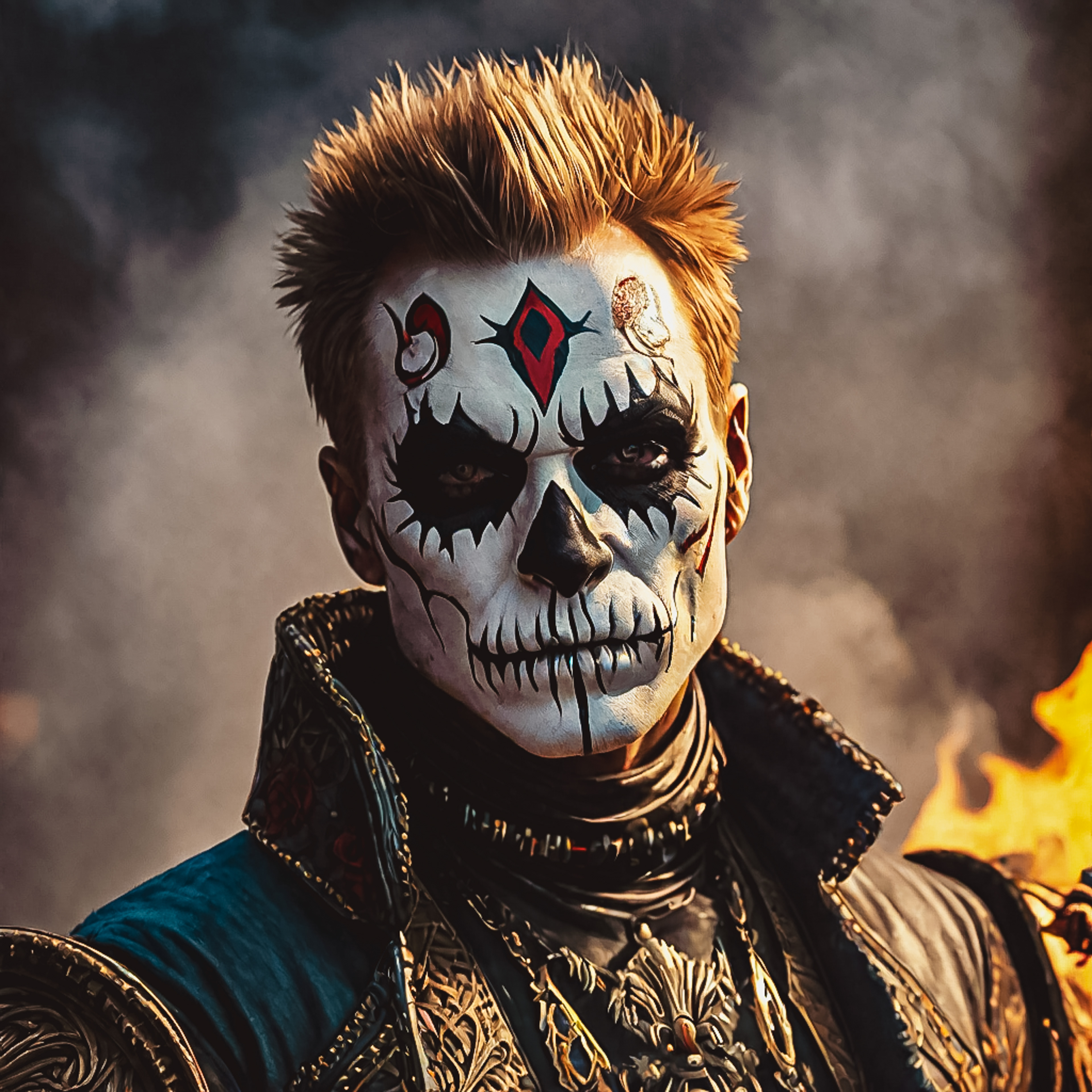 Singer and Día de los Muertos: Sting | © Artwork by Cetti Lipari