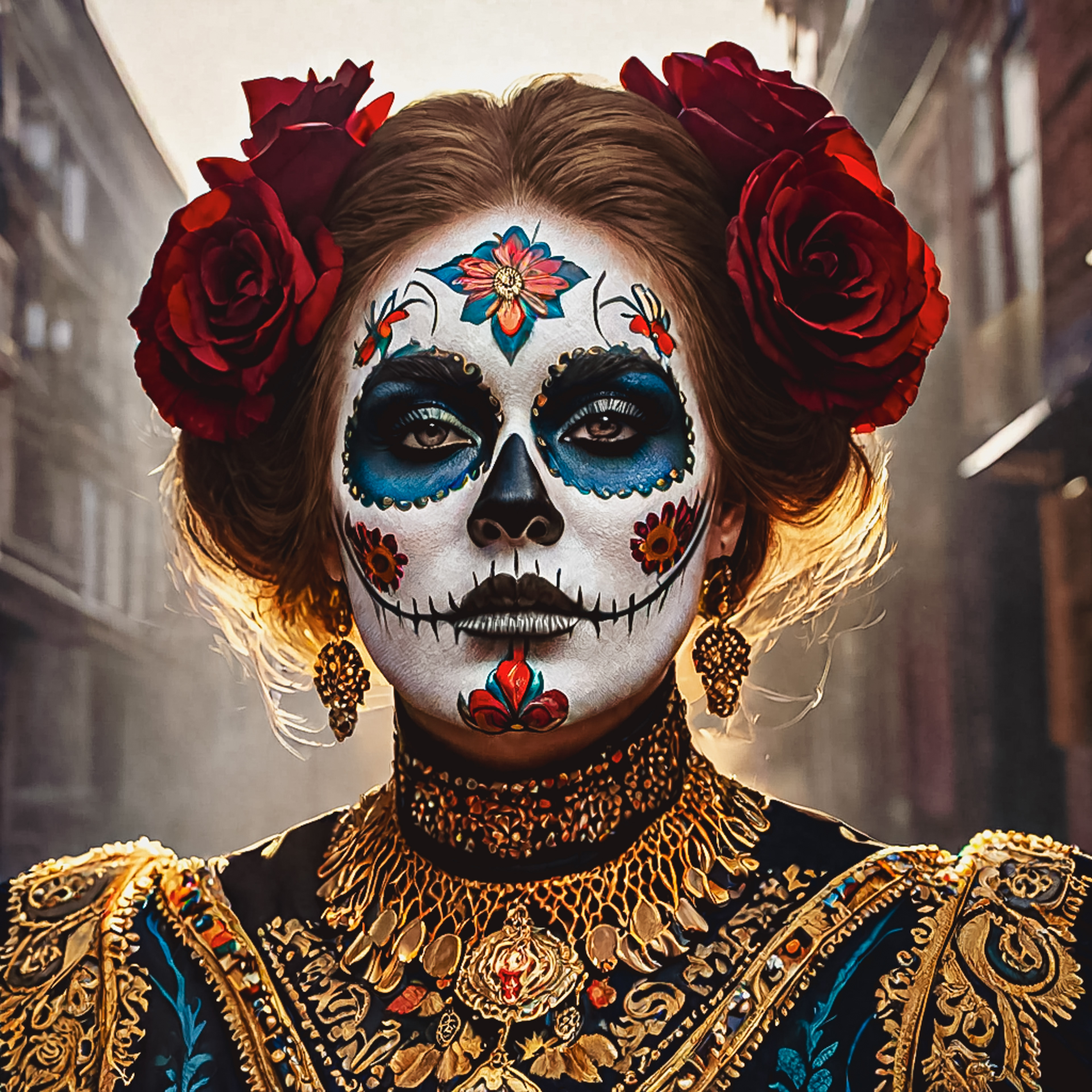 Singer and Día de los Muertos: Adele | © Artwork by Cetti Lipari