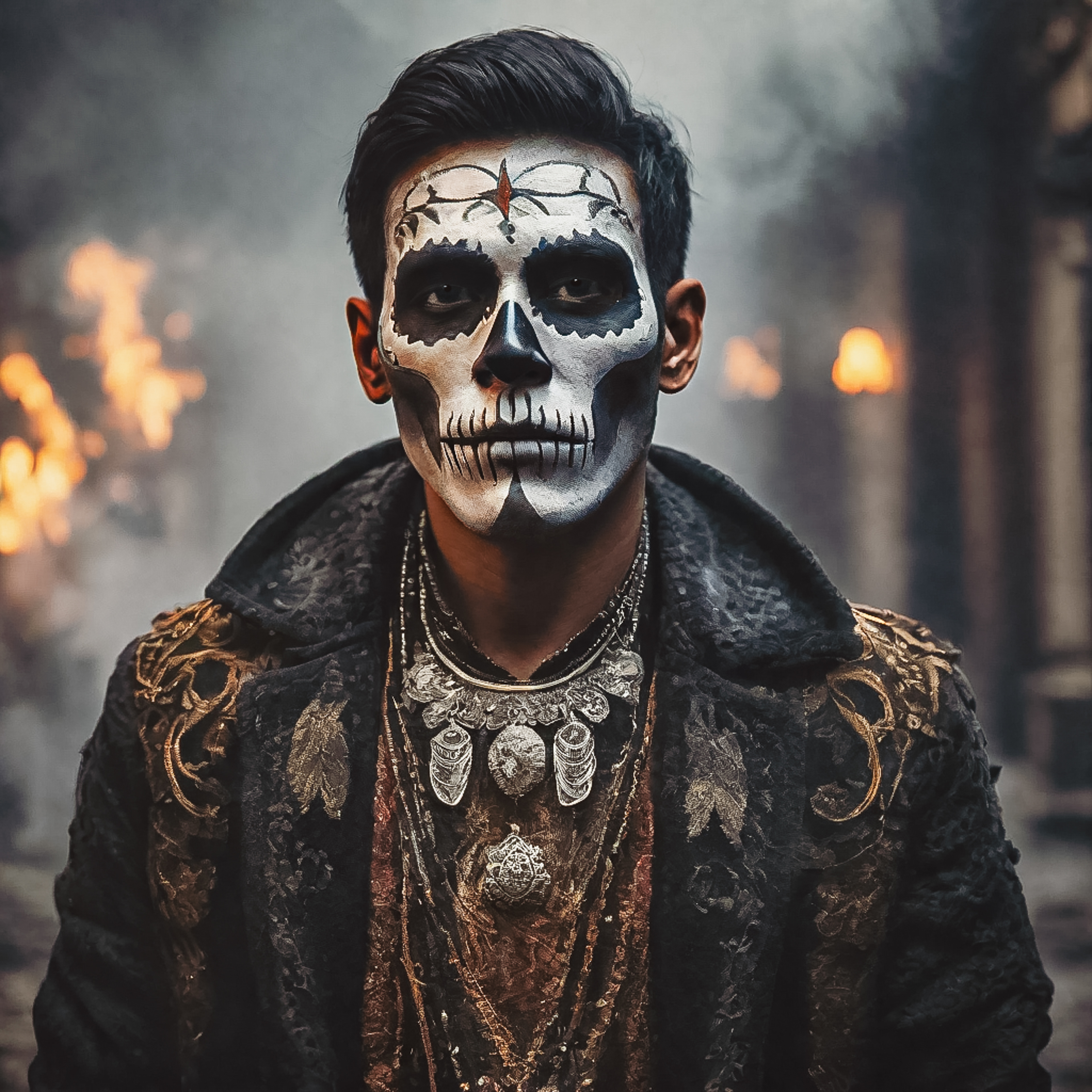 Women and Men for Día de los Muertos | © Artwork by Cetti Lipari