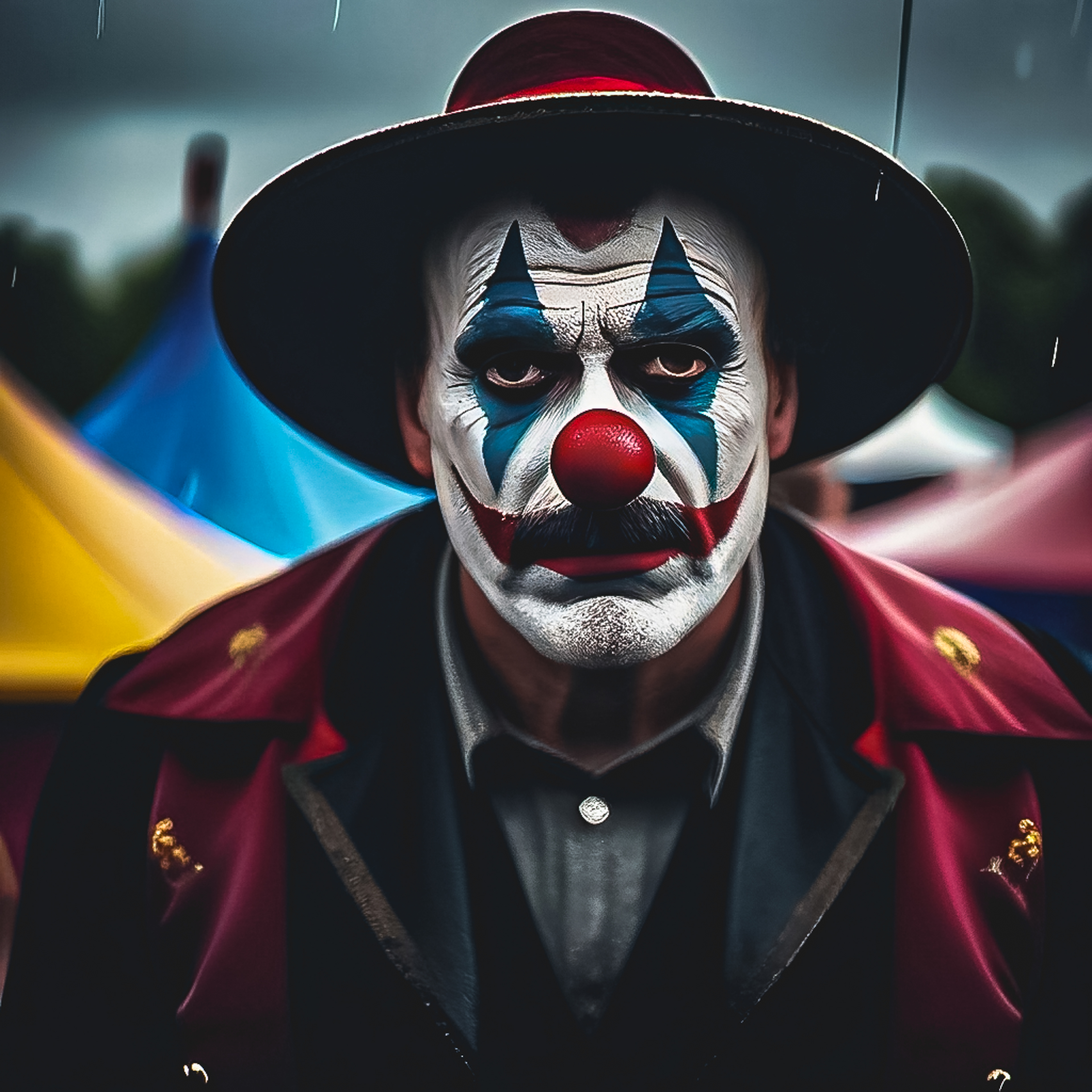 "A clown is born and dies every evening" | © Artwork by Cetti Lipari